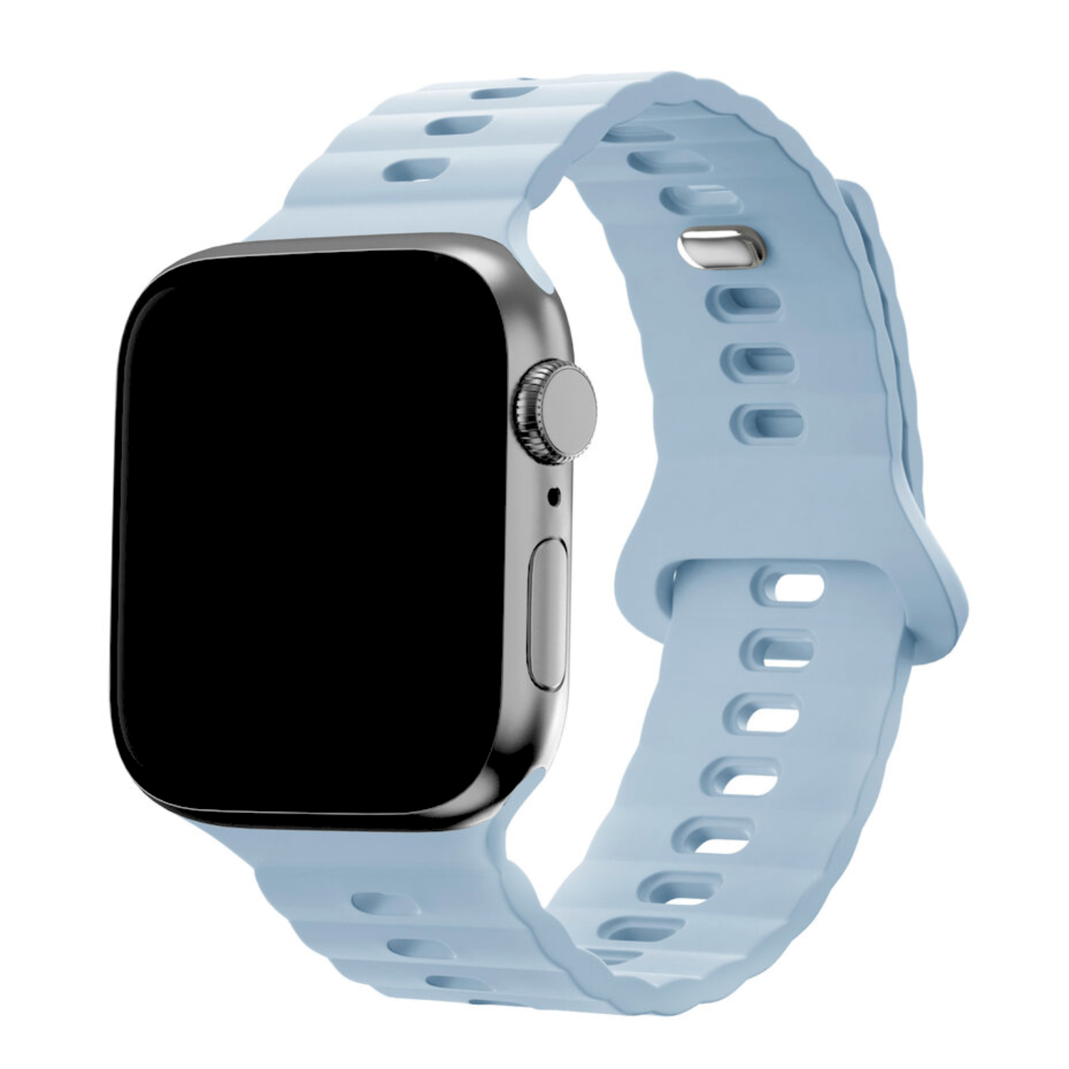 Cinturino silicone Wave per Apple Watch - Blu