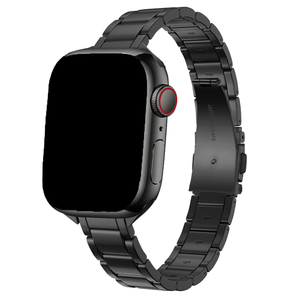Cinturino a maglie sottili Noor Apple Watch - Nero