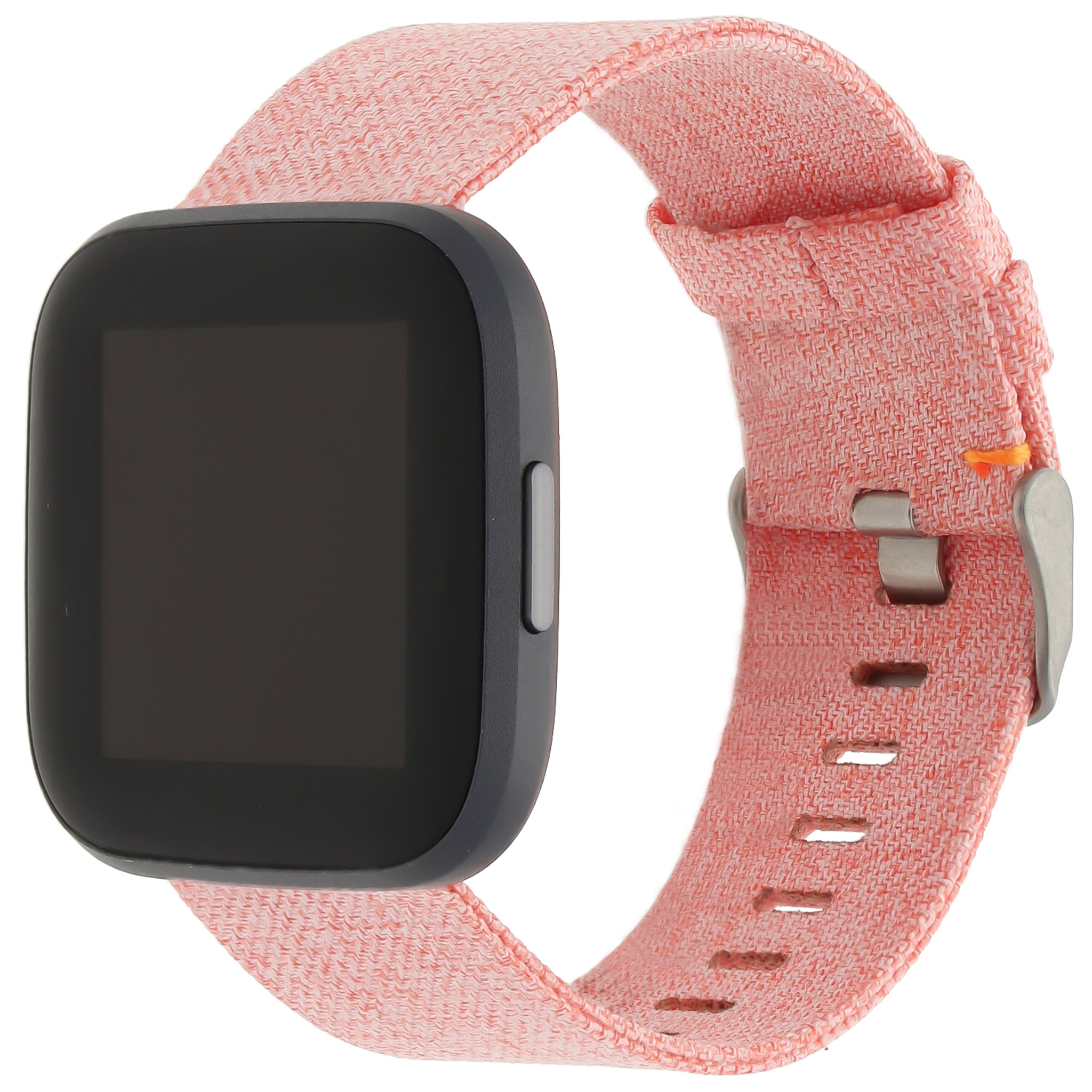 Cinturino con fibbia in nylon per Fitbit Versa - arancione