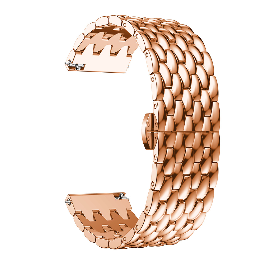 Cinturino a maglie in acciaio con drago per Samsung Galaxy Watch - oro rosa