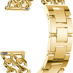 Cinturino a maglie in acciaio con cowboy per Samsung Galaxy Watch - oro