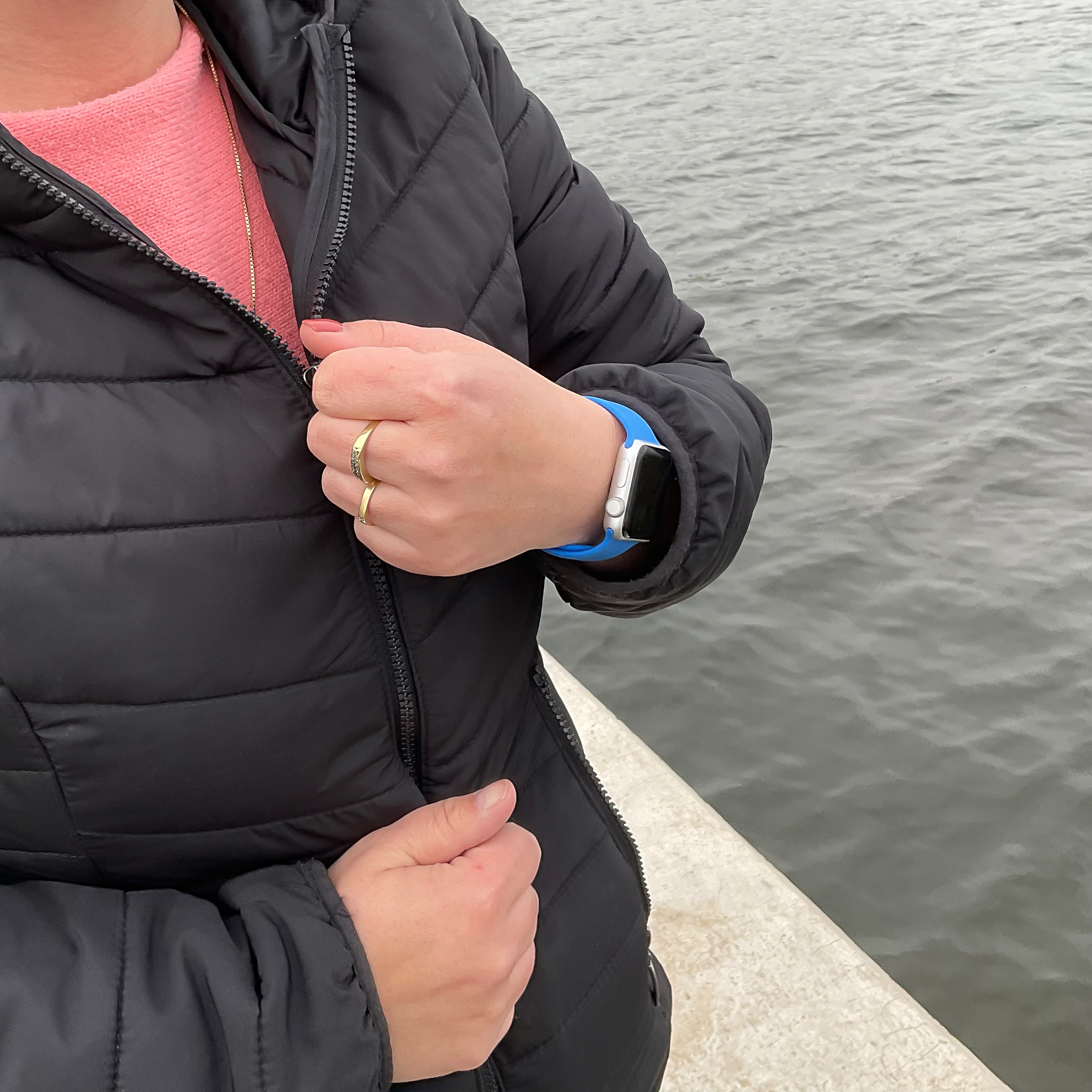 Cinturino sport per Apple Watch - blu capri
