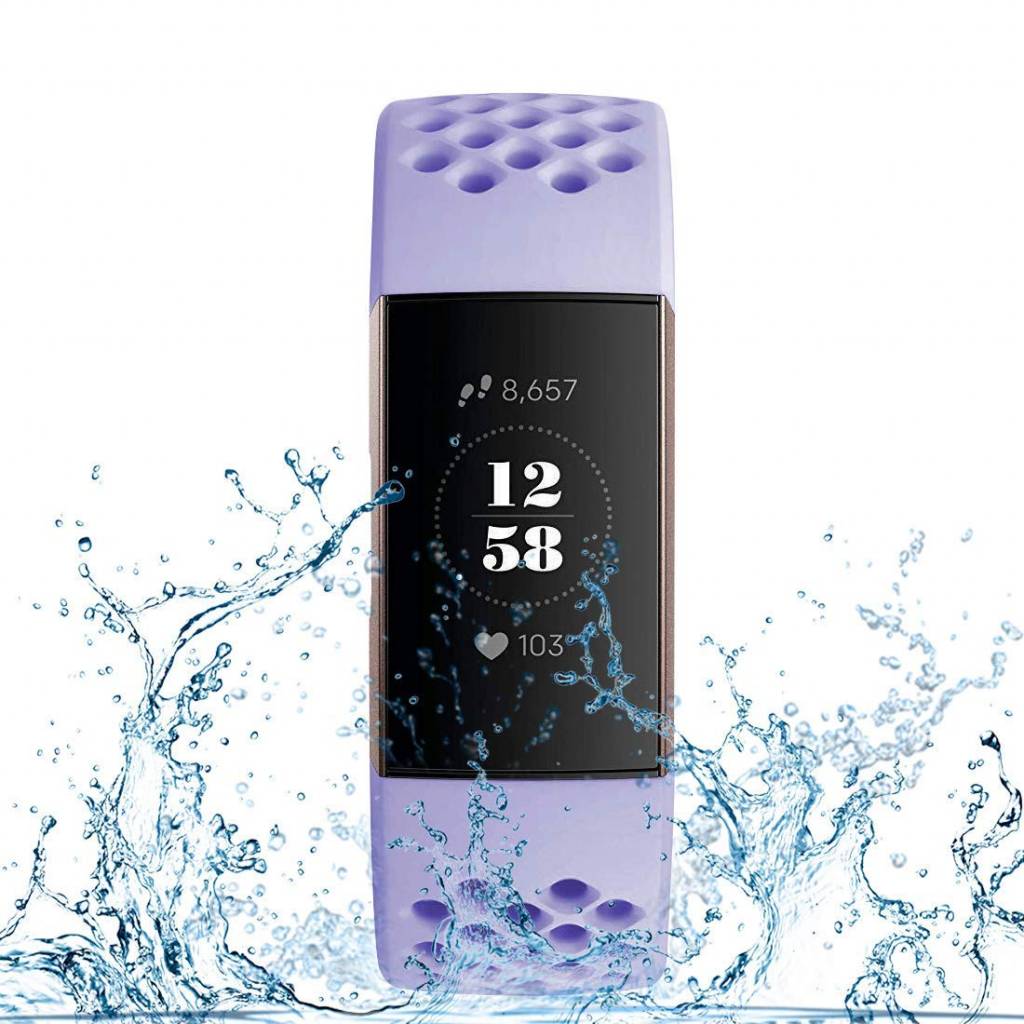 Cinturino sport point per Fitbit Charge 3 & 4 - lavanda