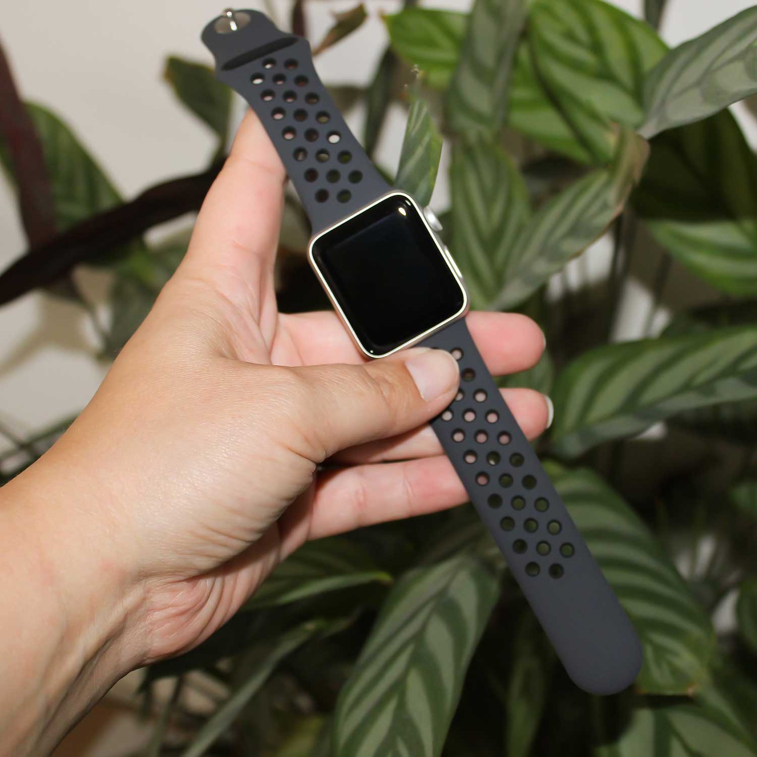 Cinturino doppio sport per Apple Watch - marrone nero