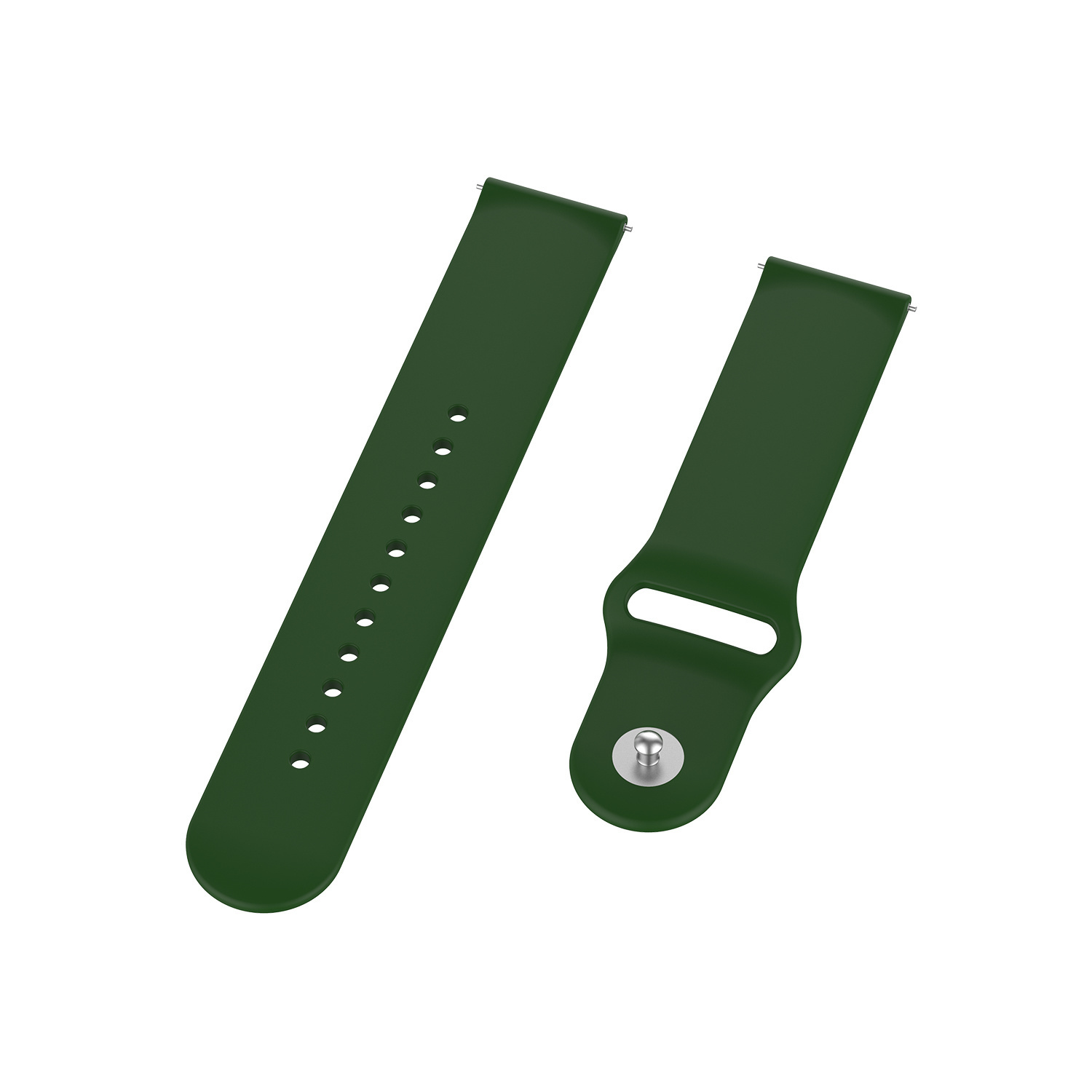 Cinturino sport in silicone per Huawei Watch GT - verde militare