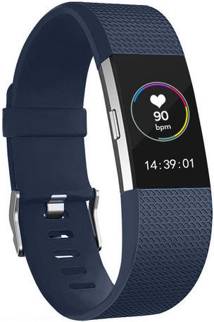 Cinturino sport per Fitbit Charge 2 - blu notte