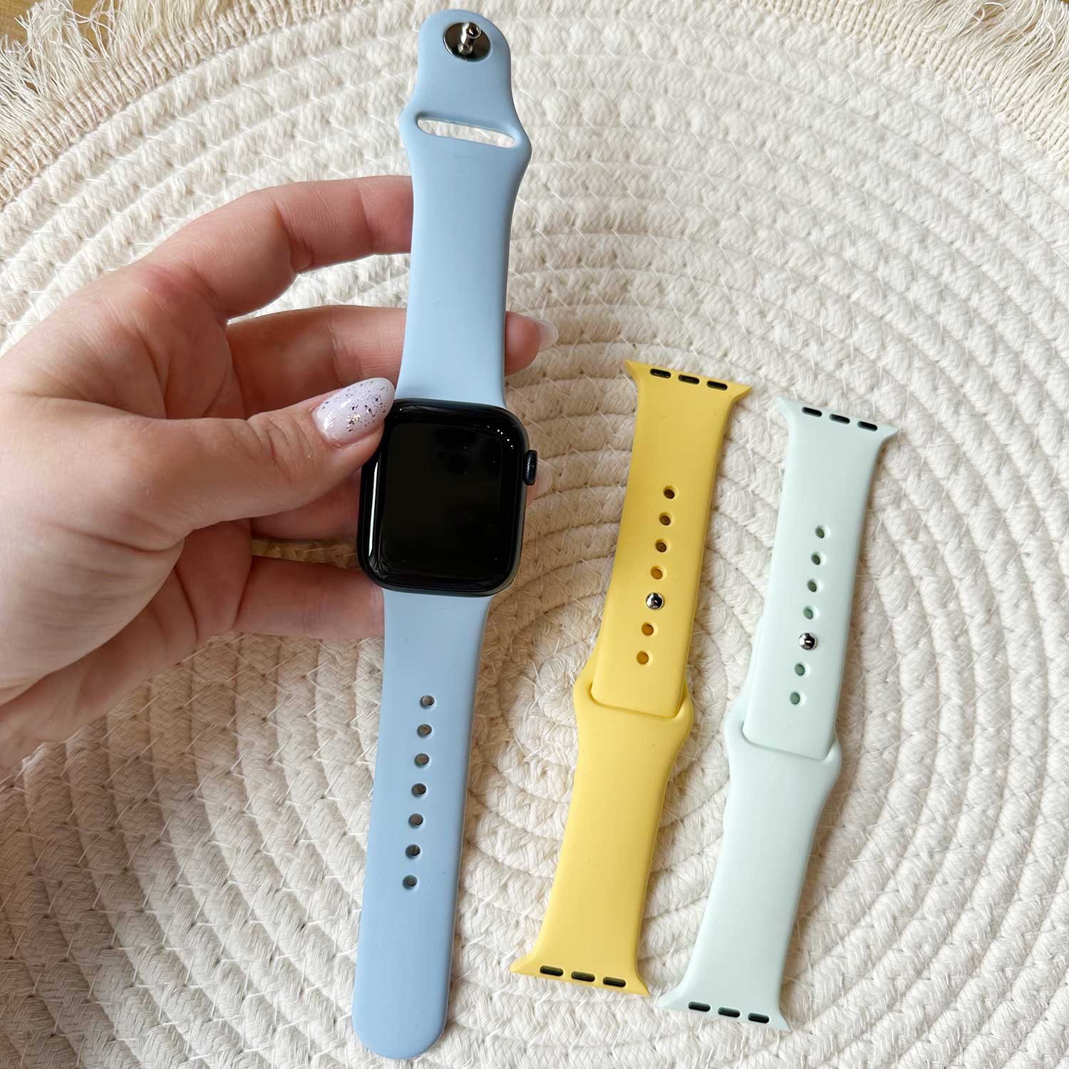 Cinturino sport per Apple Watch - blu chiaro