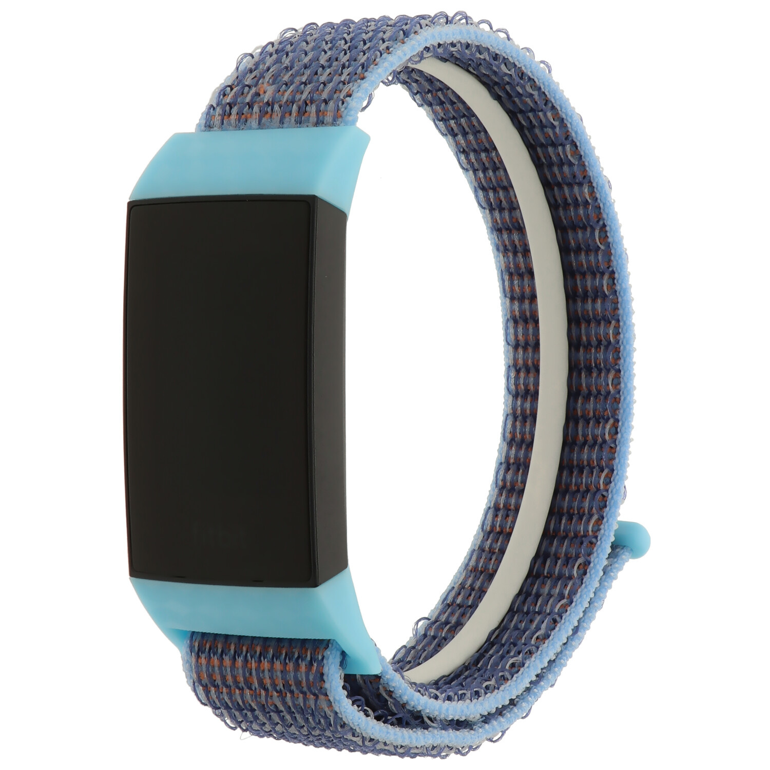 Cinturino in nylon per Fitbit Charge 3 & 4 - ceruleo