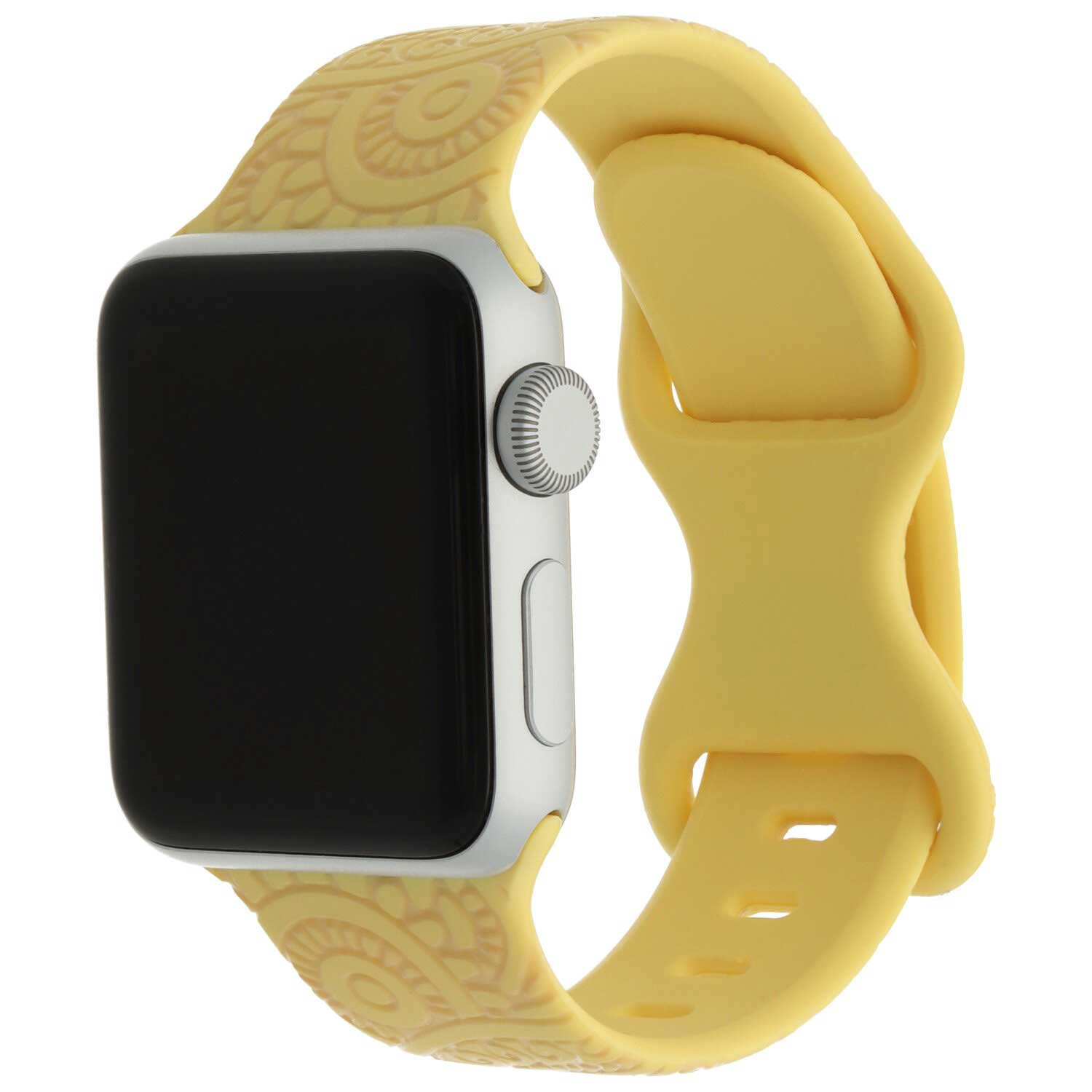Cinturino sport con stampa per Apple Watch - Ibiza giallo