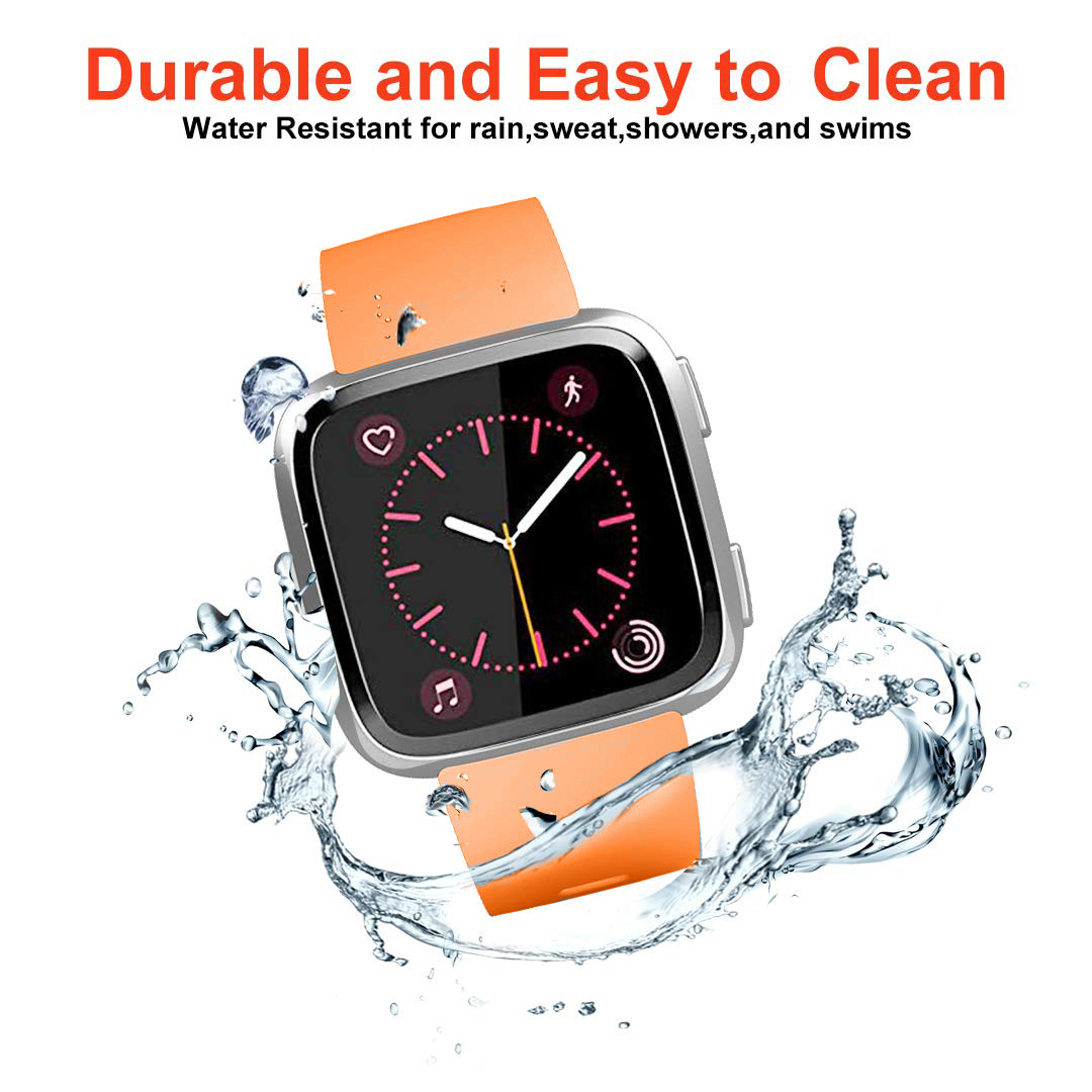 Cinturino sport per Fitbit Versa - arancione
