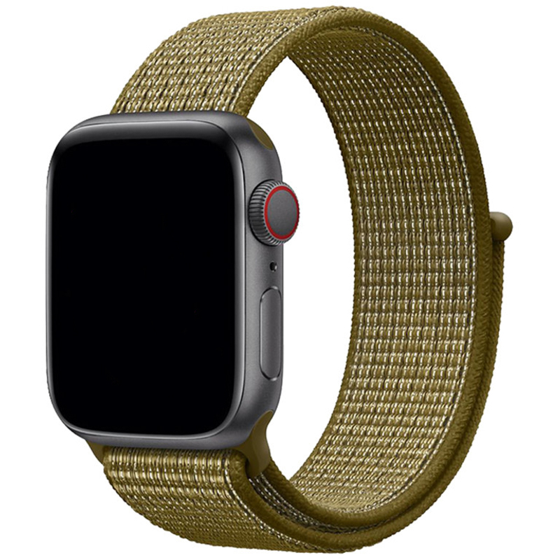 Cinturino nylon sport loop per Apple Watch - fiocco d'oliva