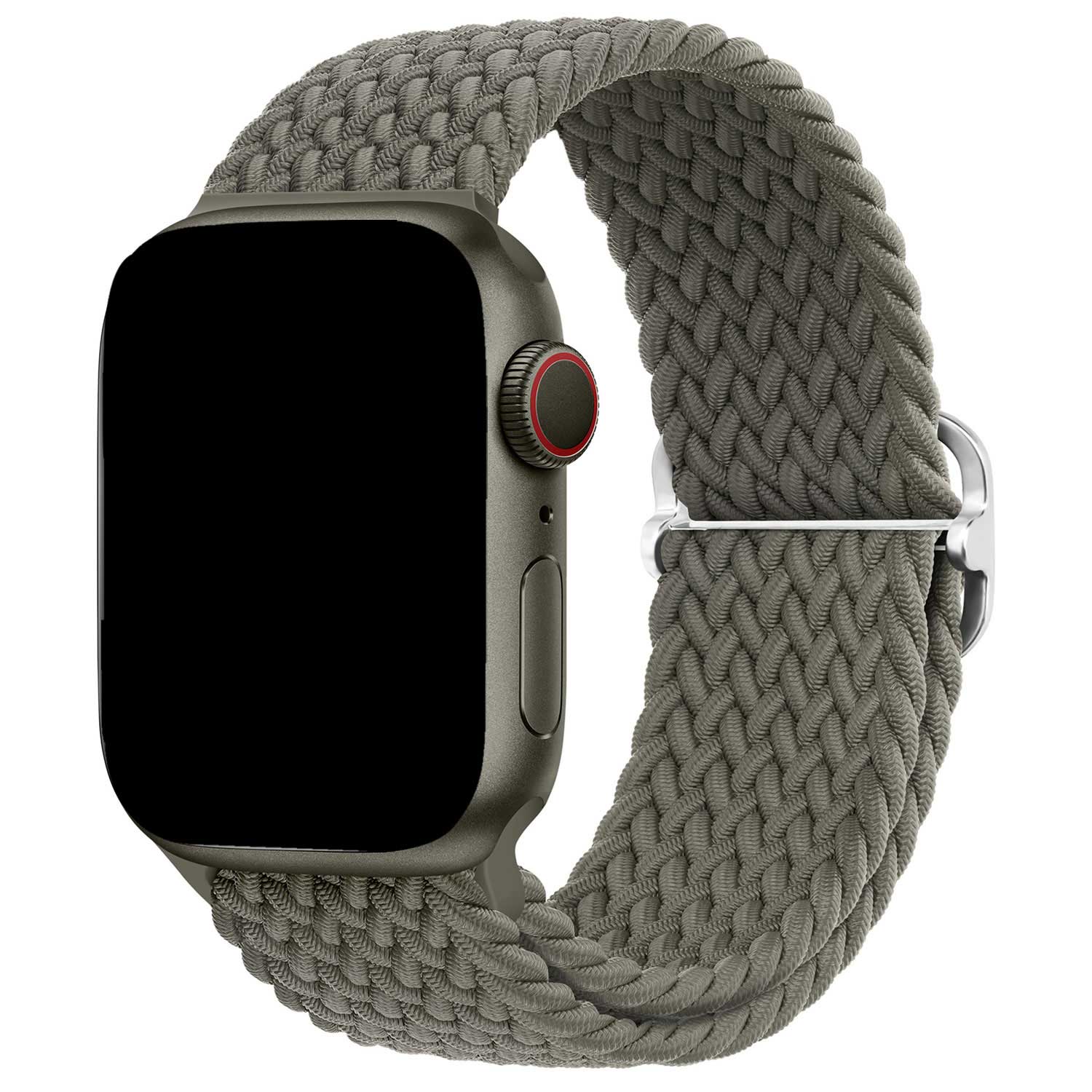 Cinturino con fibbia intrecciata in nylon Weavy per Apple Watch