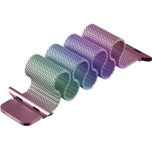 Cinturino loop in maglia milanese per Apple Watch - colorata