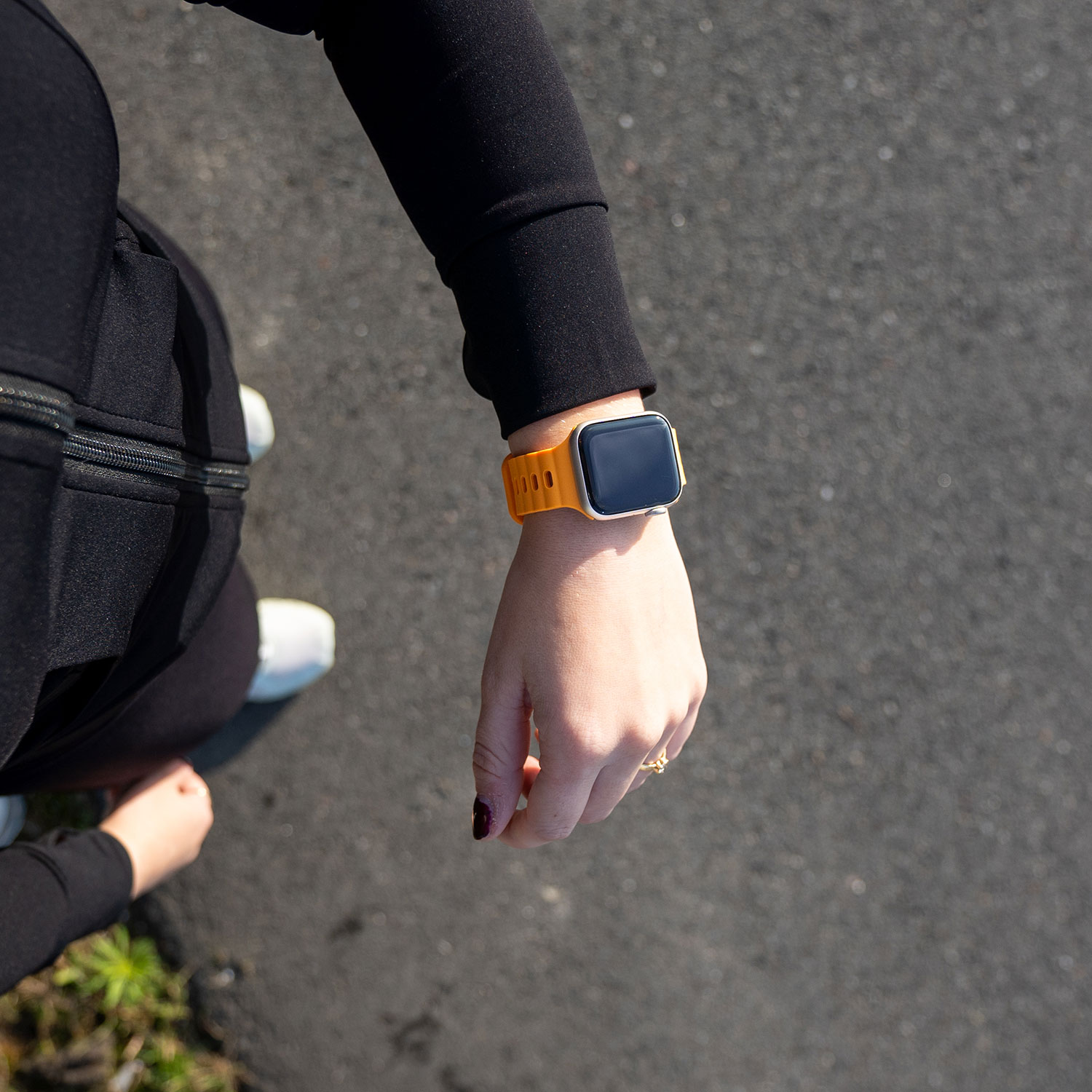 Cinturino silicone Wave per Apple Watch - Arancione