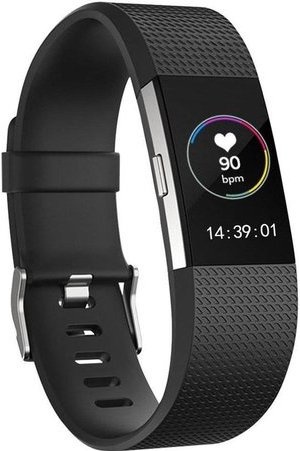 Cinturino sport per Fitbit Charge 2 - nero
