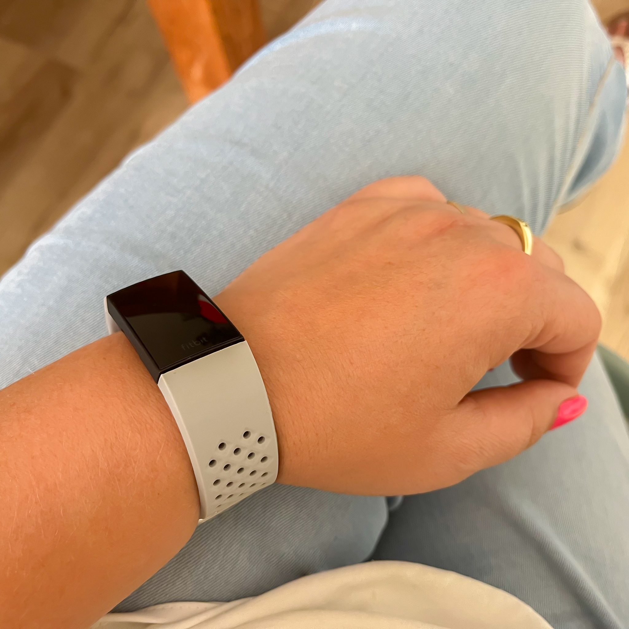 Cinturino sport point per Fitbit Charge 3 & 4 - grigio