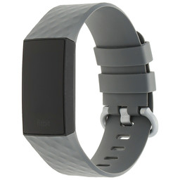 Cinturino sport waffle per Fitbit Charge 3 & 4 - grigio
