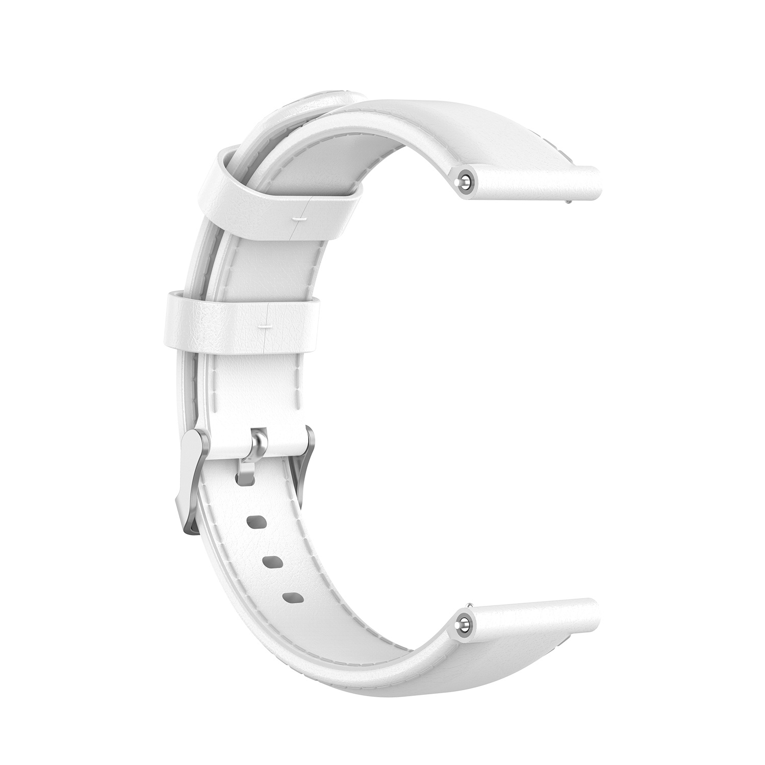 Cinturino in pelle per Garmin Vivoactive / Vivomove - bianco