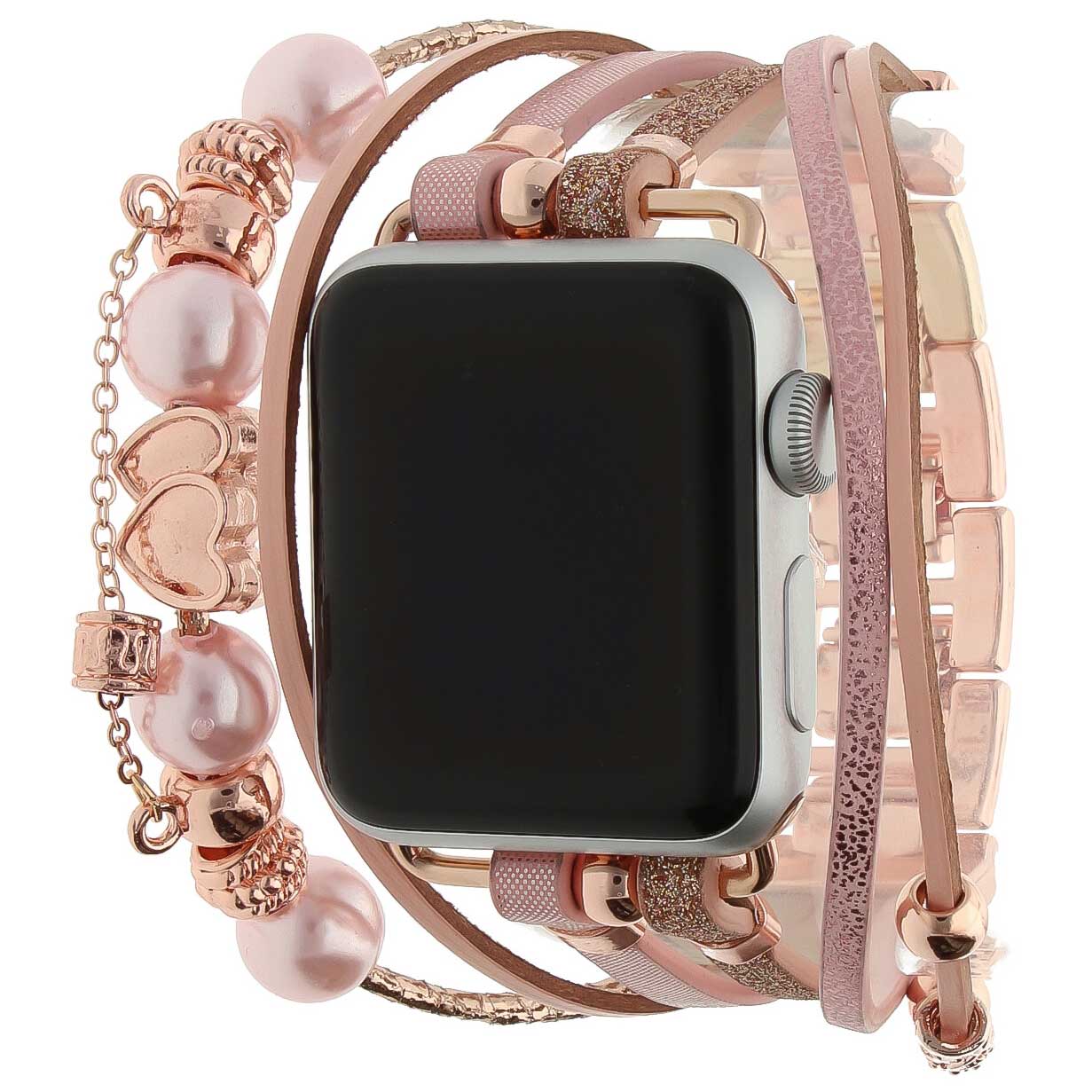 Cinturino gioielli Apple Watch – Liz oro rosa