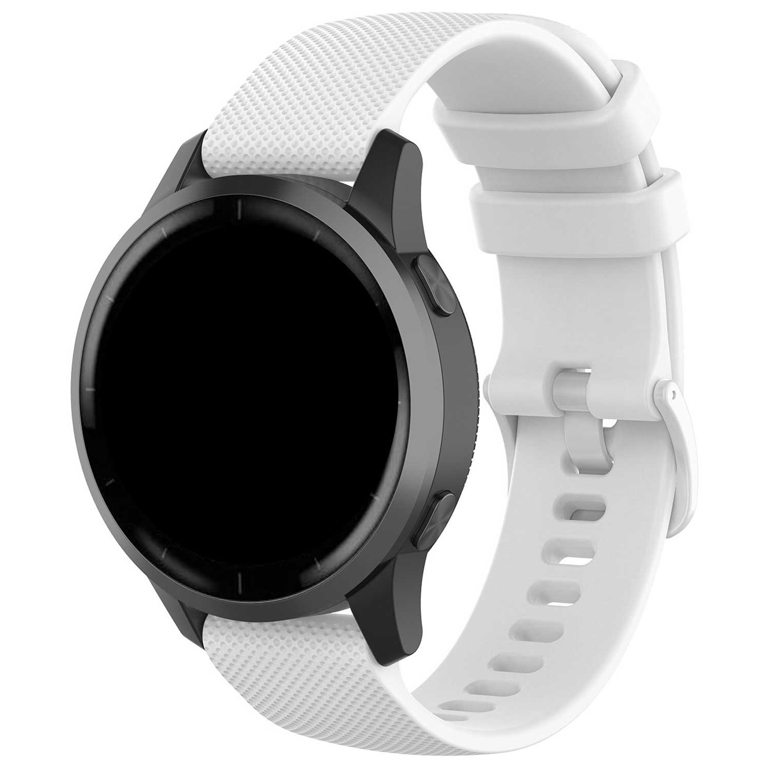 Cinturino in silicone con fibbia per Samsung Galaxy Watch 6 - bianco