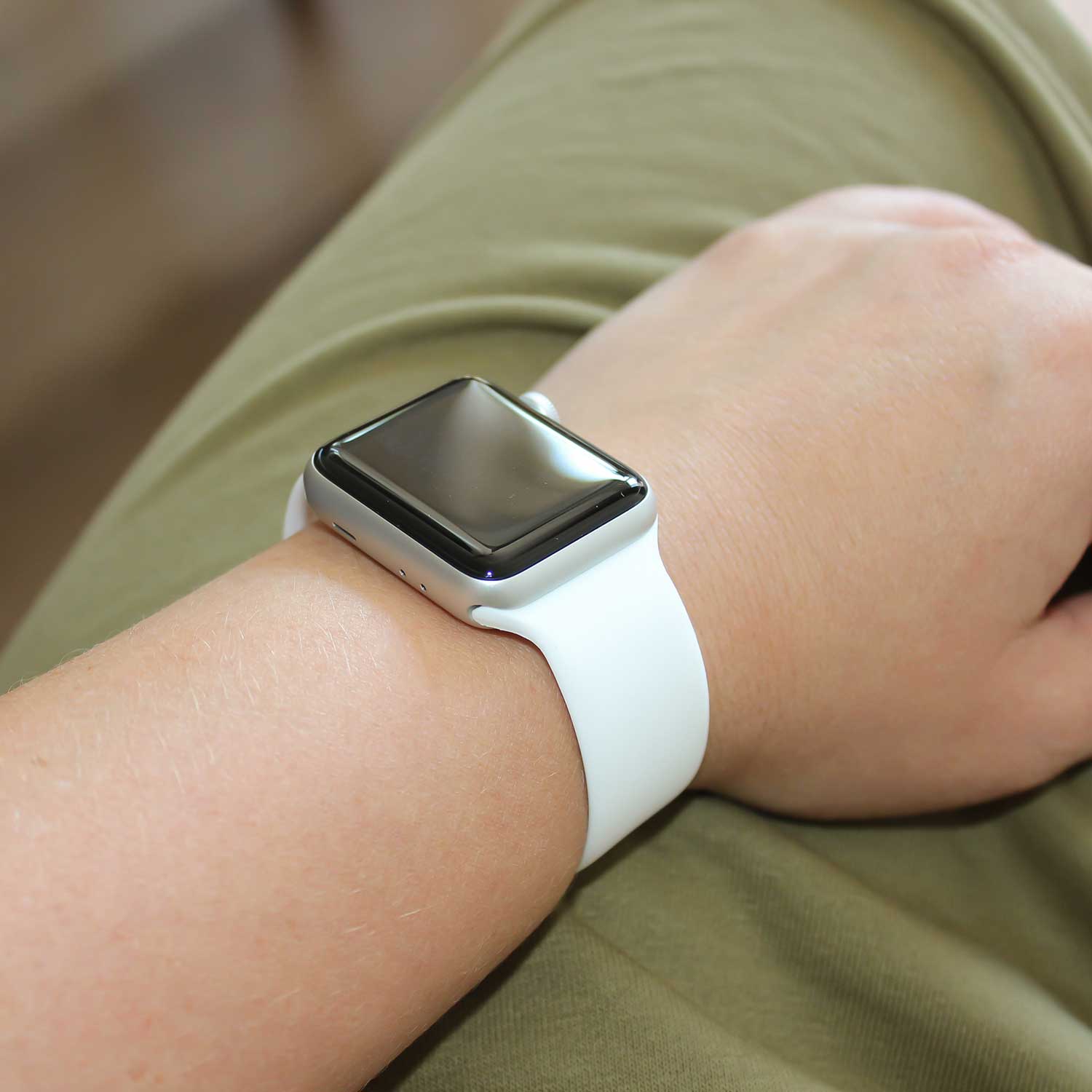 Cinturino sport solo loop per Apple Watch - bianco