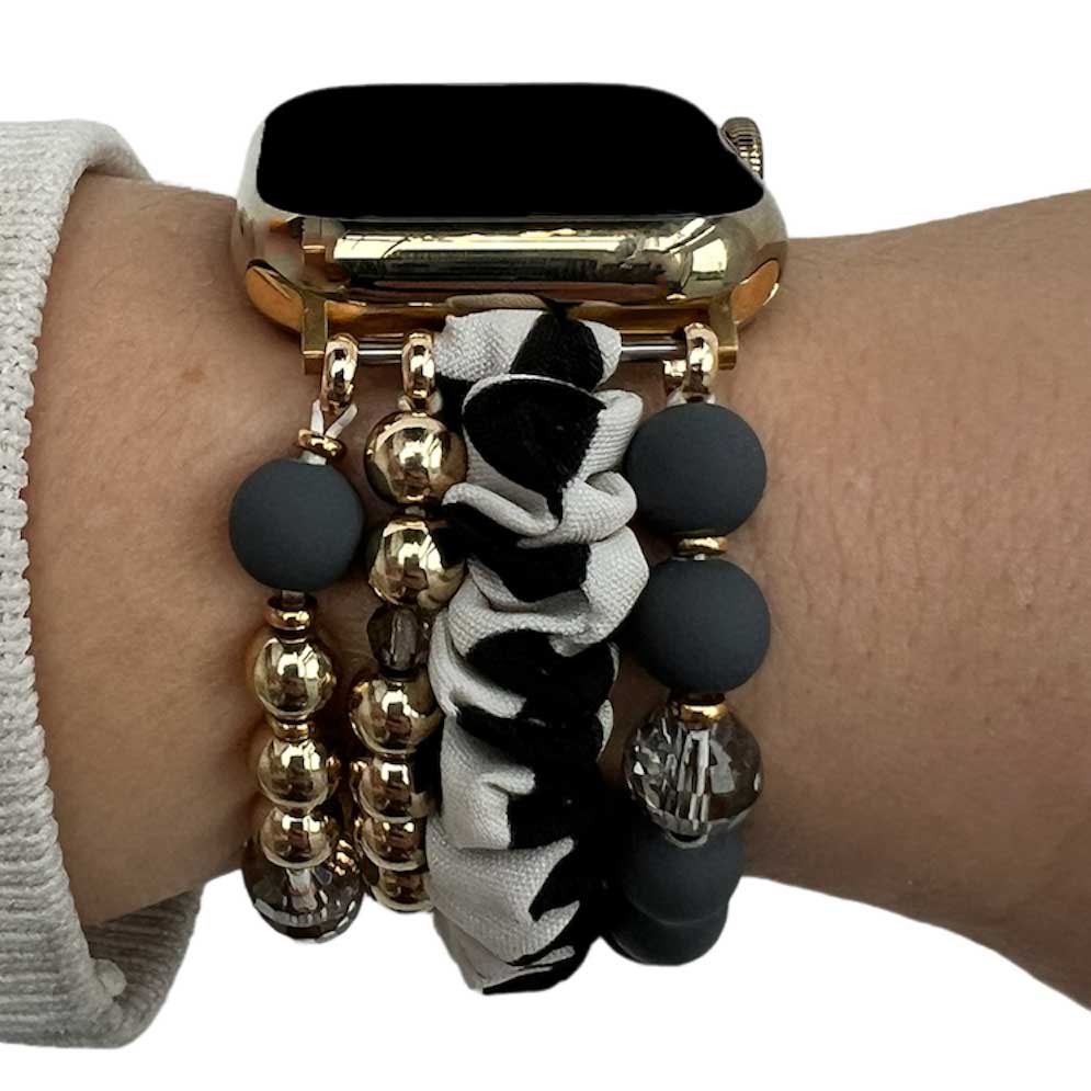 Cinturino gioielli Apple Watch – Noa nero