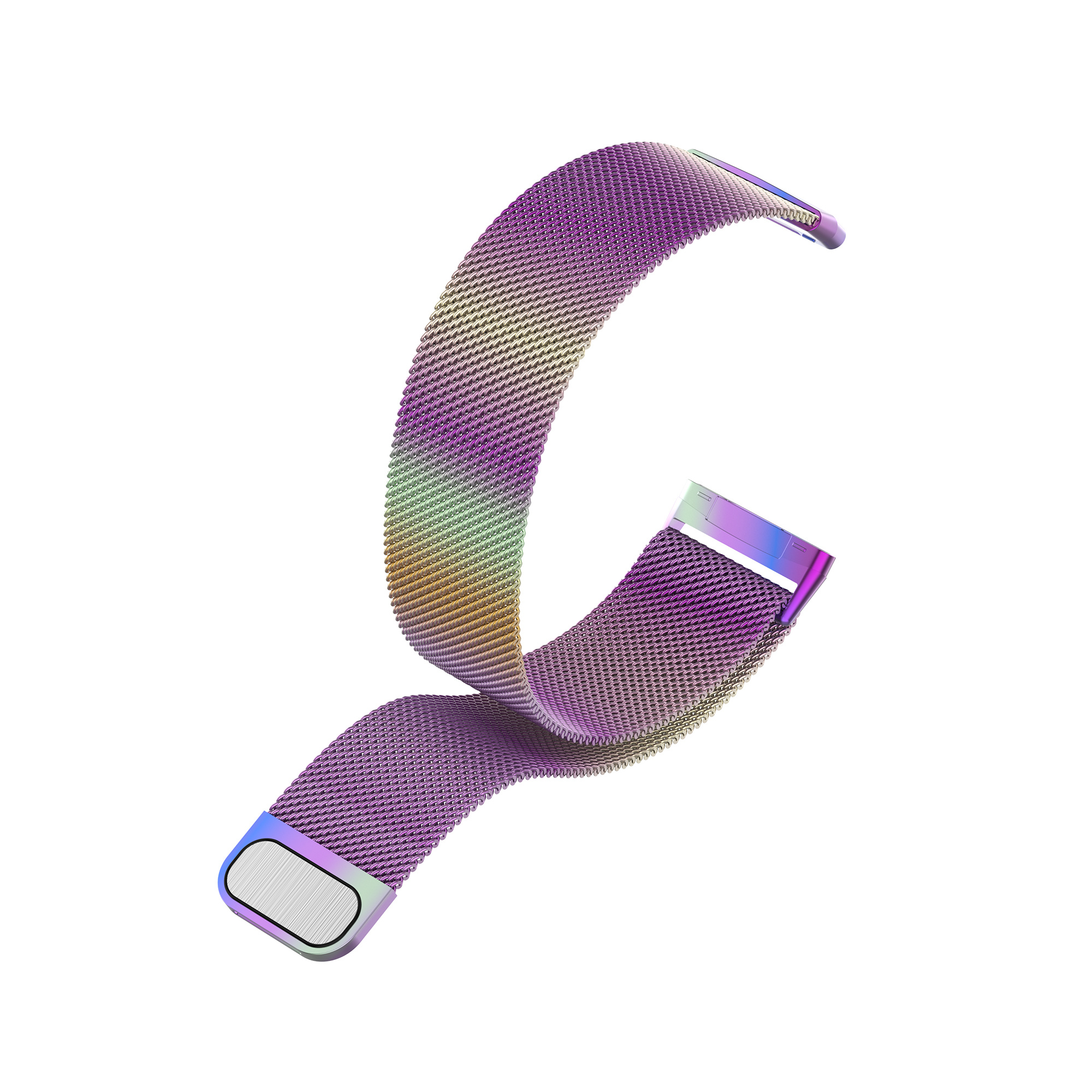 Cinturino loop in maglia milanese per Fitbit Versa 3 / Sense - colorata