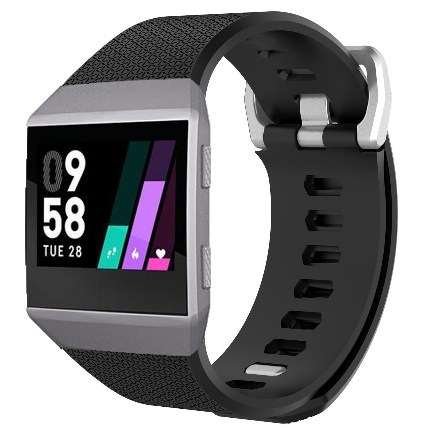 Cinturino sport per Fitbit Ionic - nero