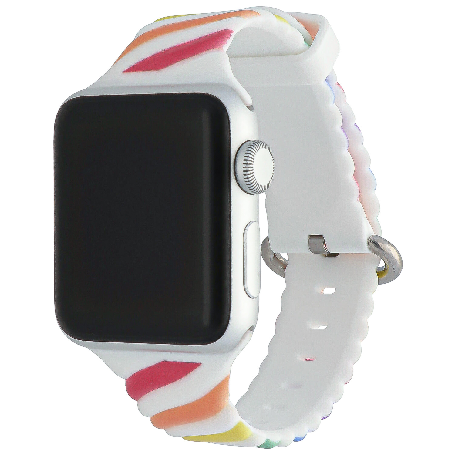 Cinturino sport swirl per Apple Watch - bianco colorato