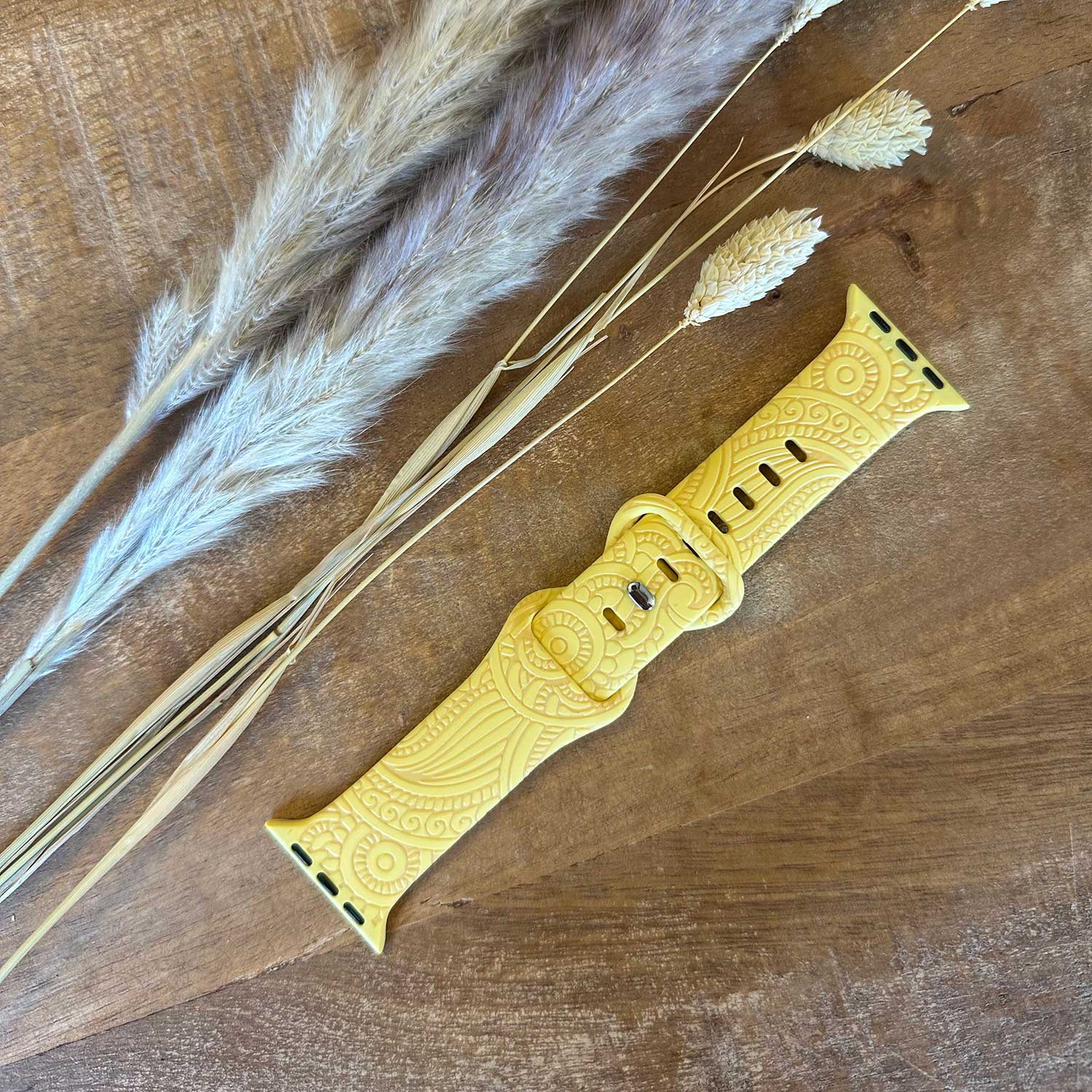 Cinturino sport con stampa per Apple Watch - Ibiza giallo