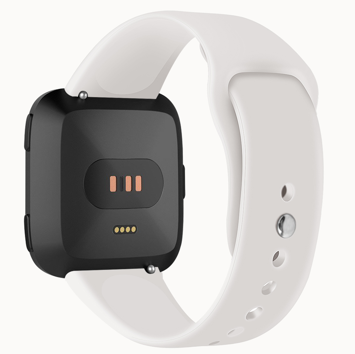 Cinturino sport in silicone per Fitbit Versa - albicocca