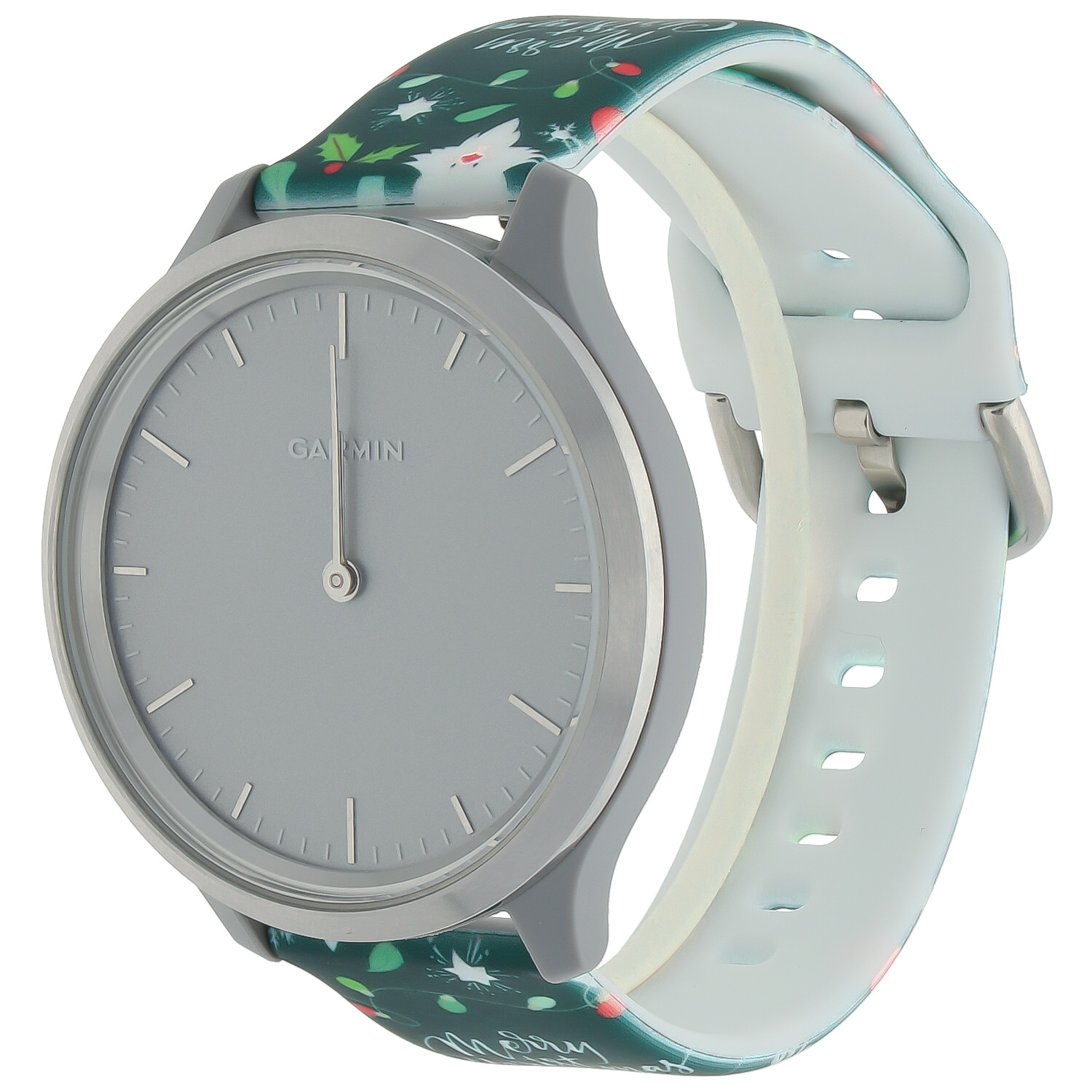 Cinturino sport con stampa per Samsung Galaxy Watch - Natale verde scuro