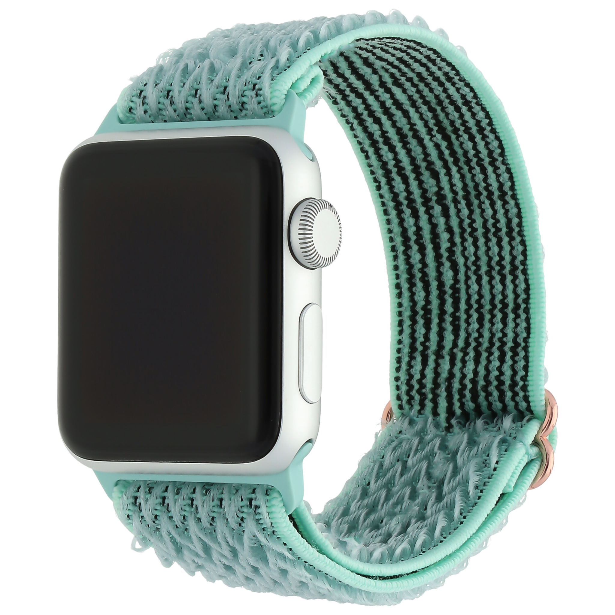 Cinturino solista in nylon per Apple Watch - verde acqua