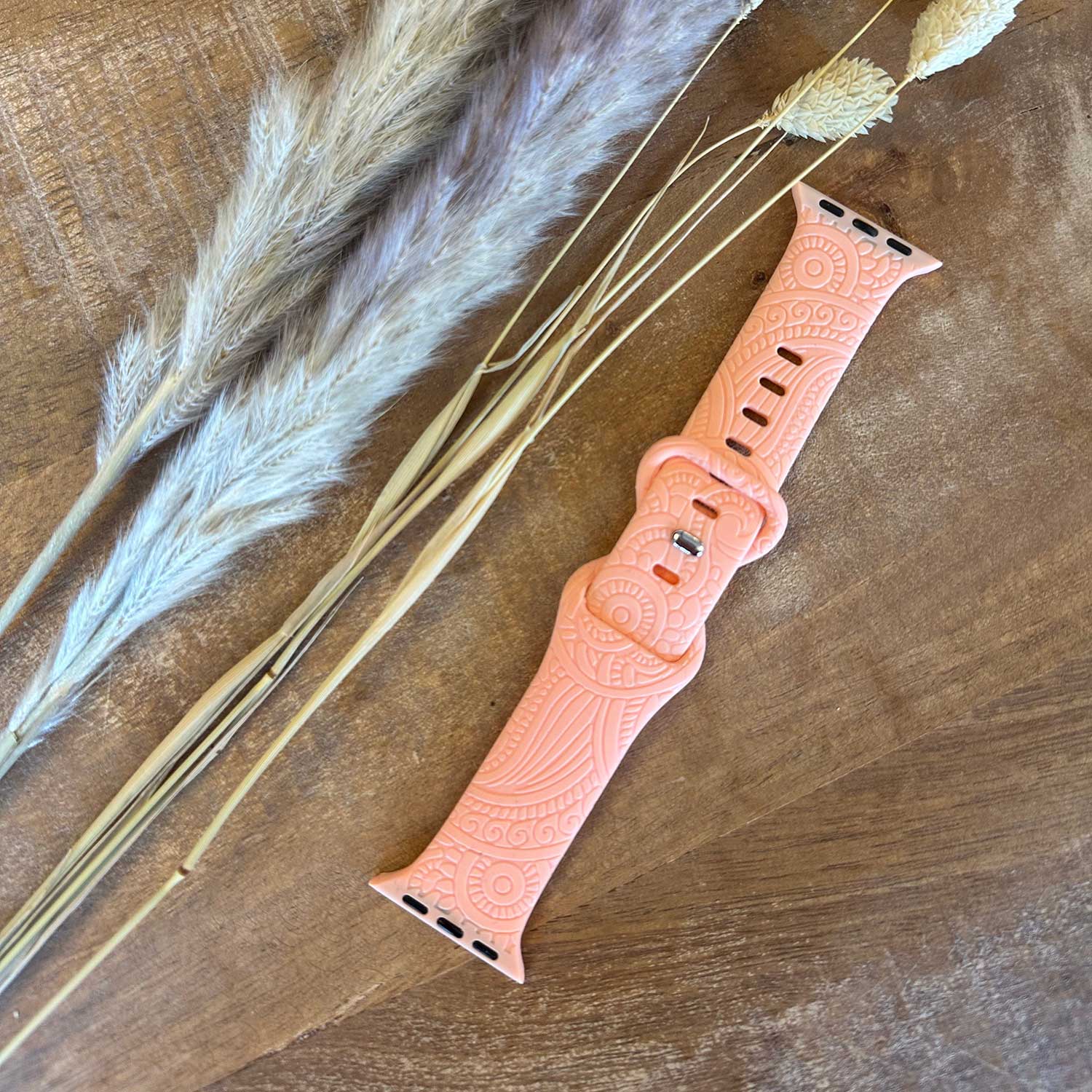 Cinturino sport con stampa per Apple Watch - Ibiza arancia