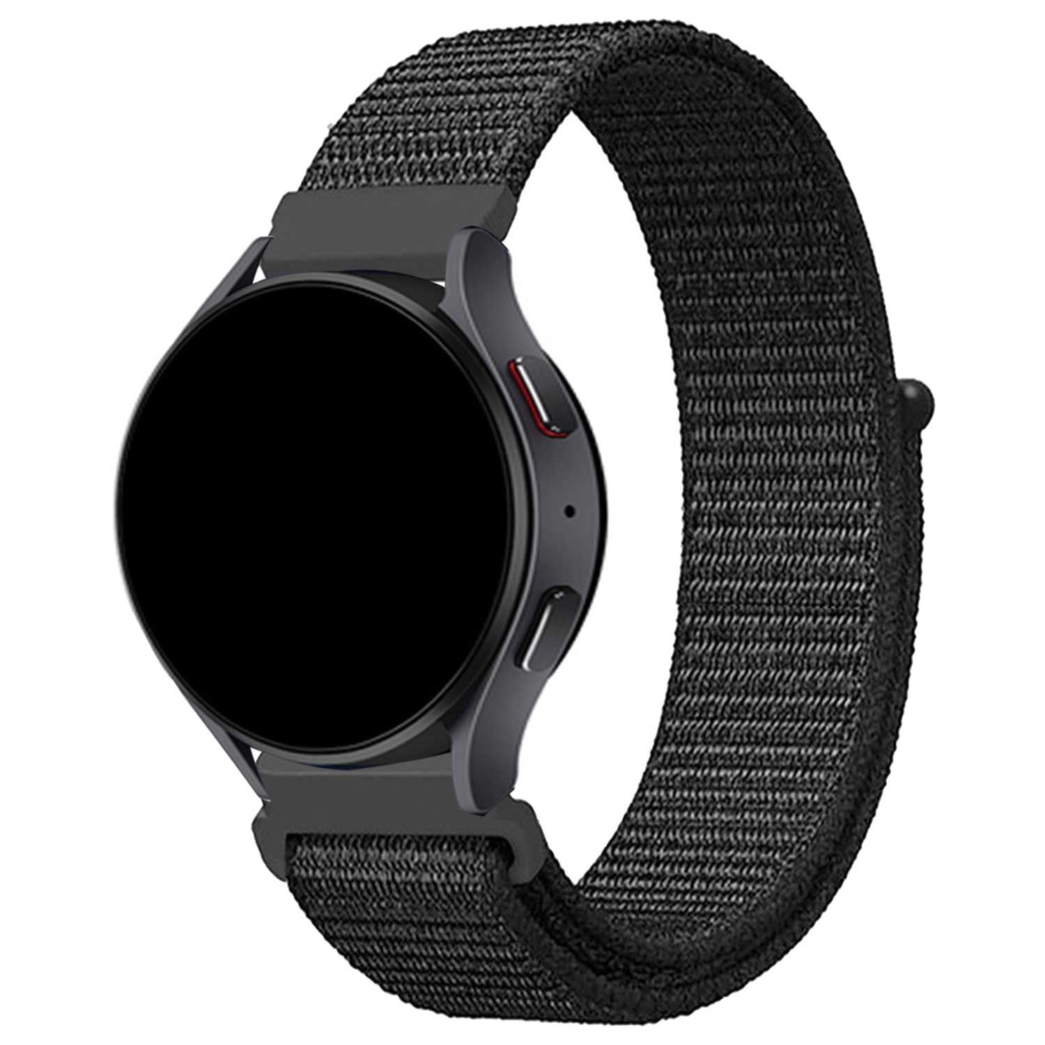 Cinturino nylon per Samsung Galaxy Watch 6 - nero