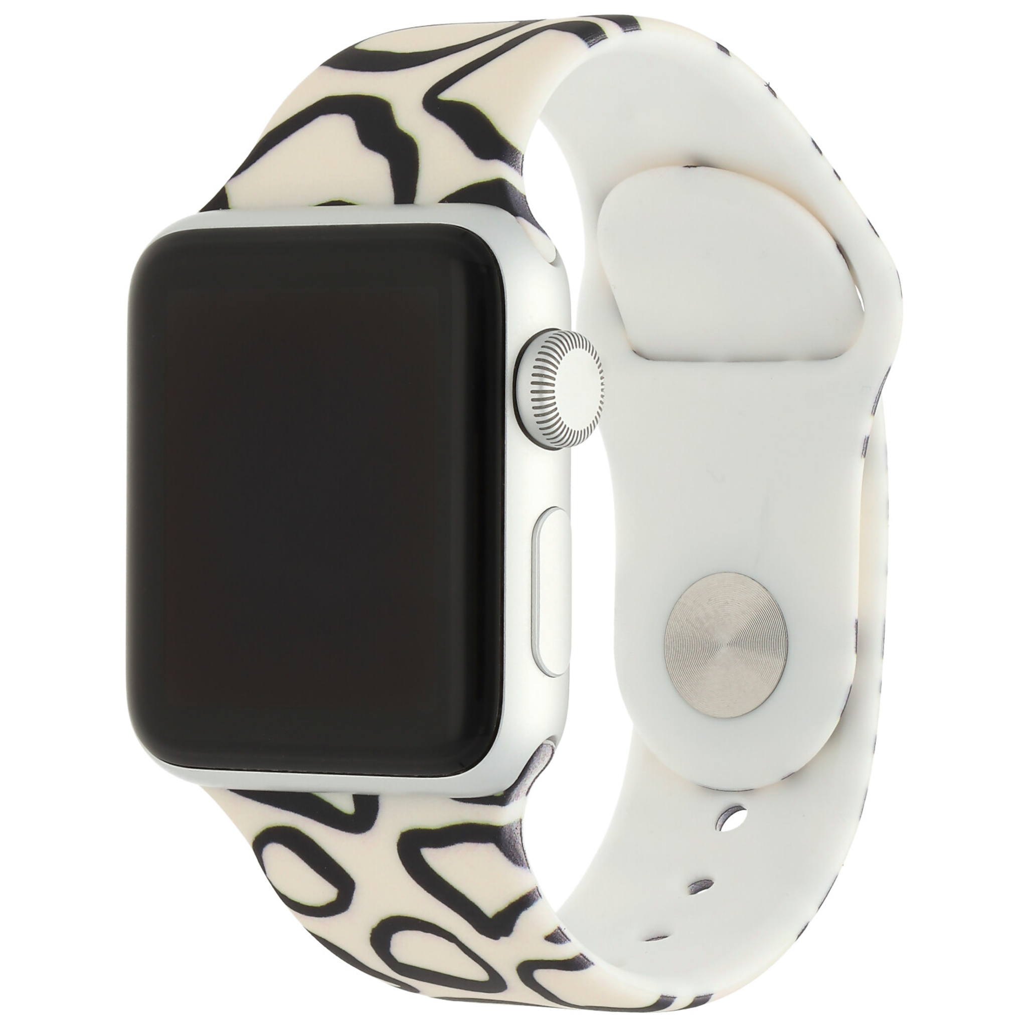 Cinturino sport con stampa per Apple Watch - giraffa beige