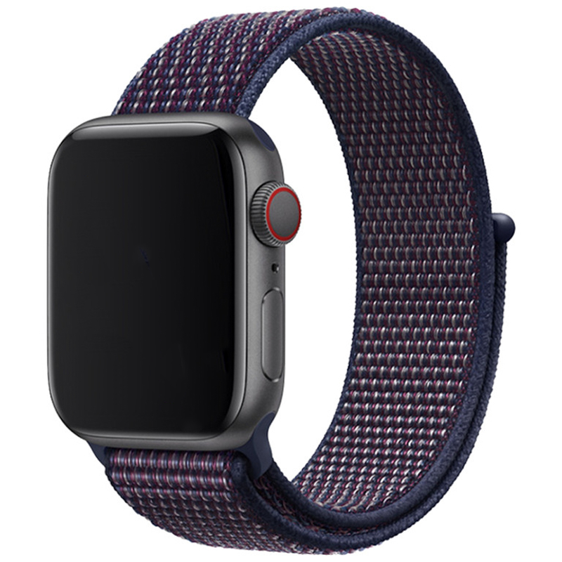 Cinturino nylon sport loop per Apple Watch - indaco