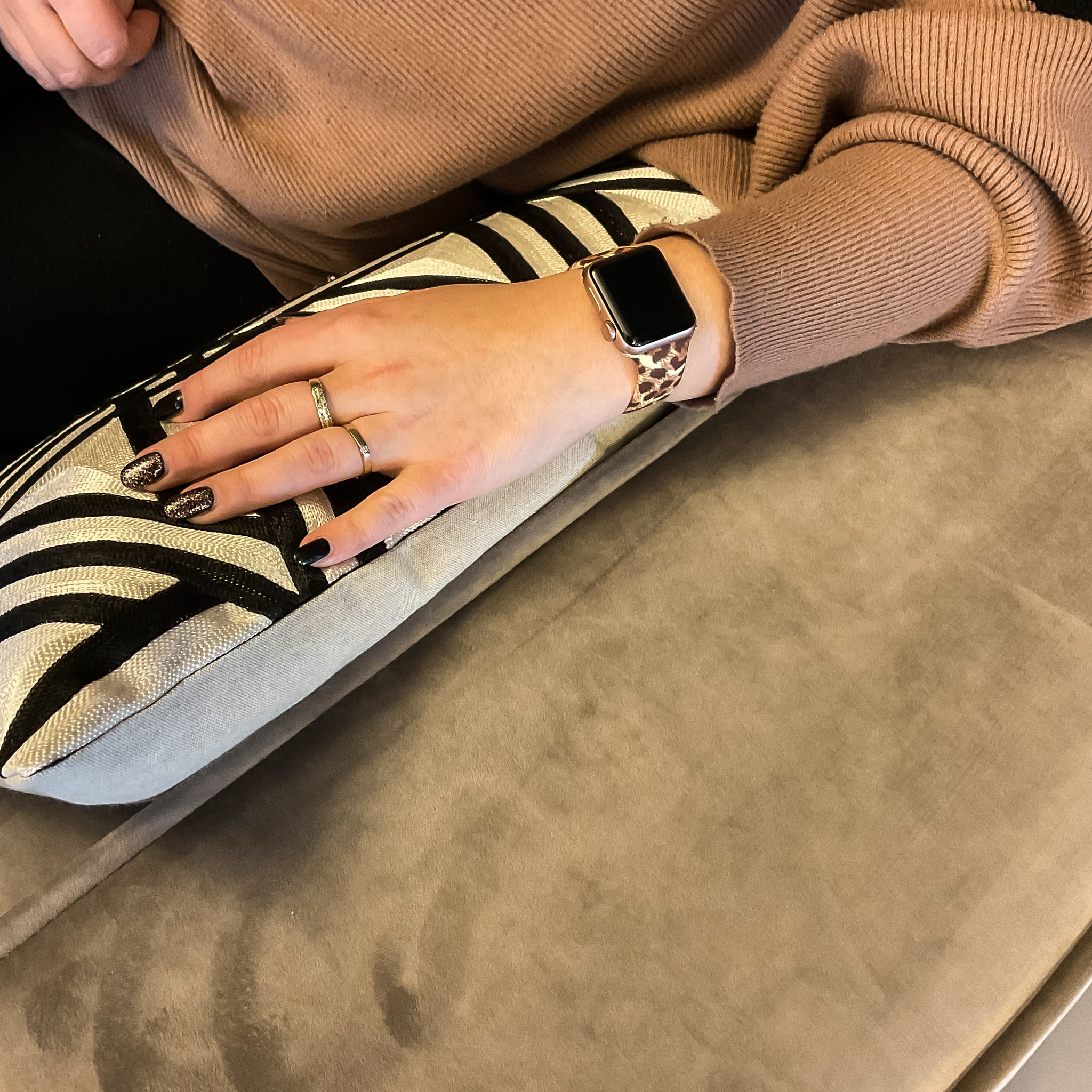 Cinturino sport con stampa per Apple Watch - pantera