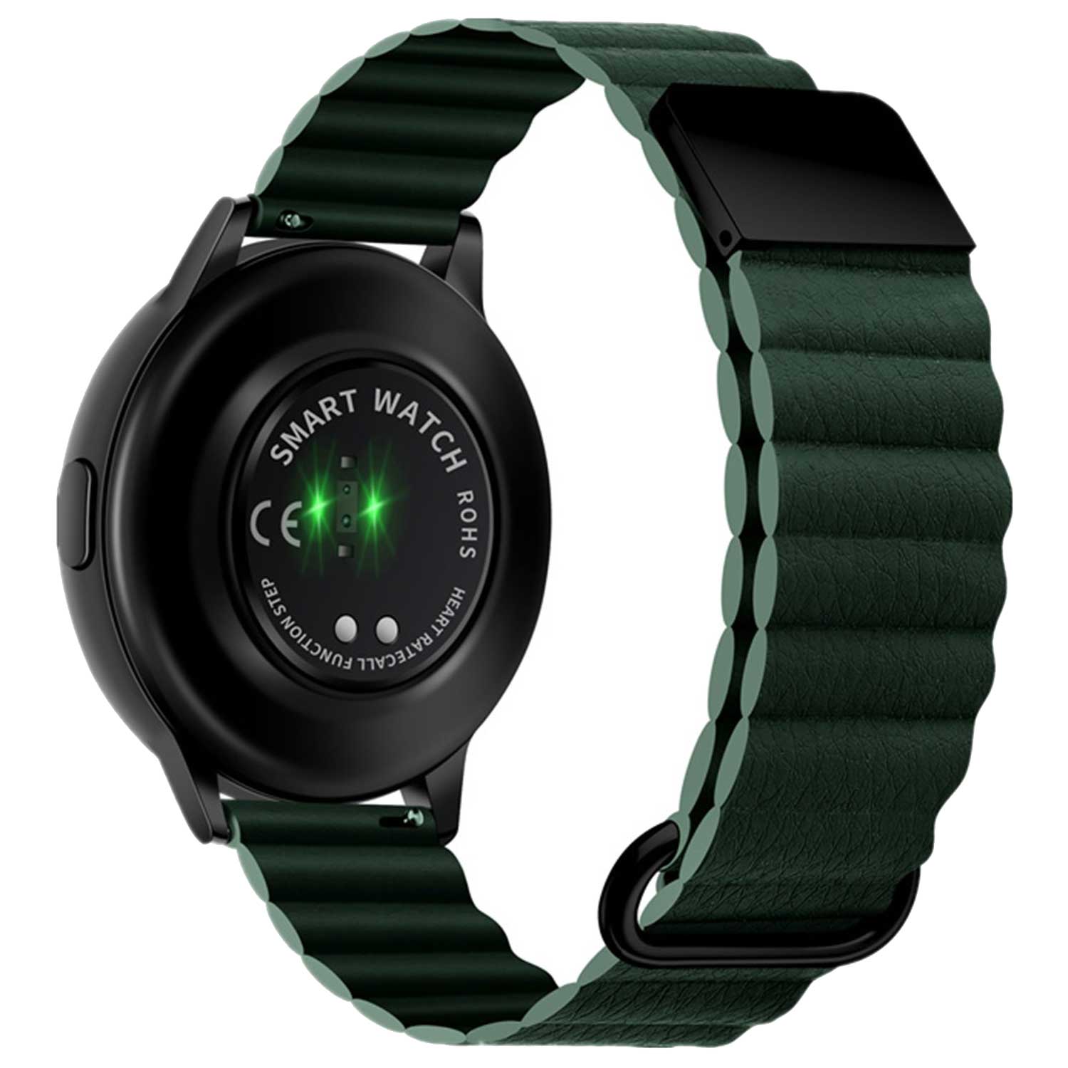 Cinturino magnetico in pelle per Samsung Galaxy Watch 5 Pro - verde