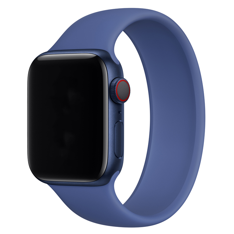 Cinturino sport solo loop per Apple Watch - blu tomales