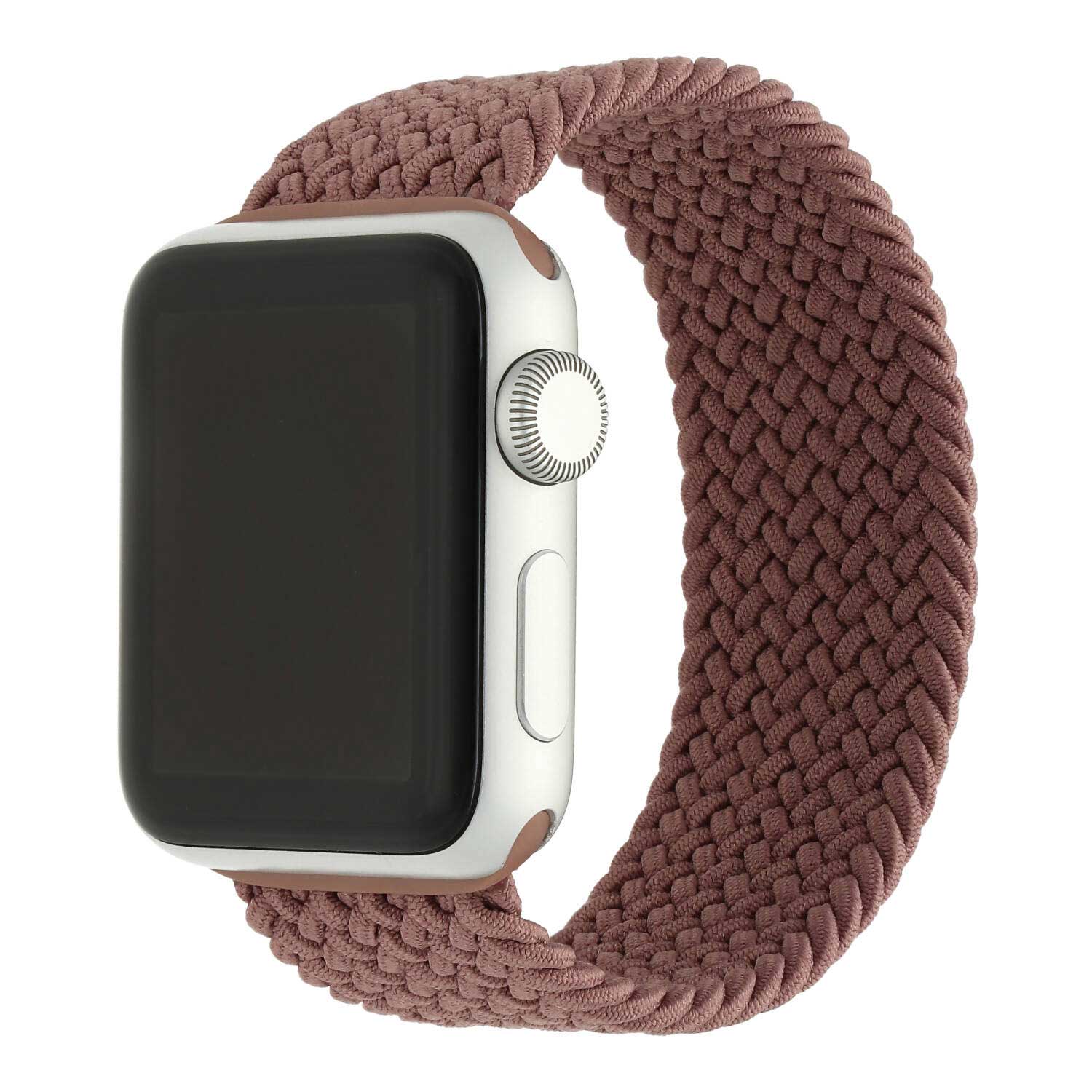 Cinturino Solo intrecciato in nylon per Apple Watch - fumo viola