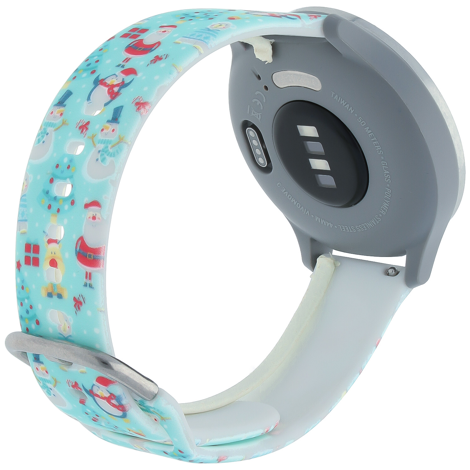Cinturino sport con stampa per Samsung Galaxy Watch - Verde Natale