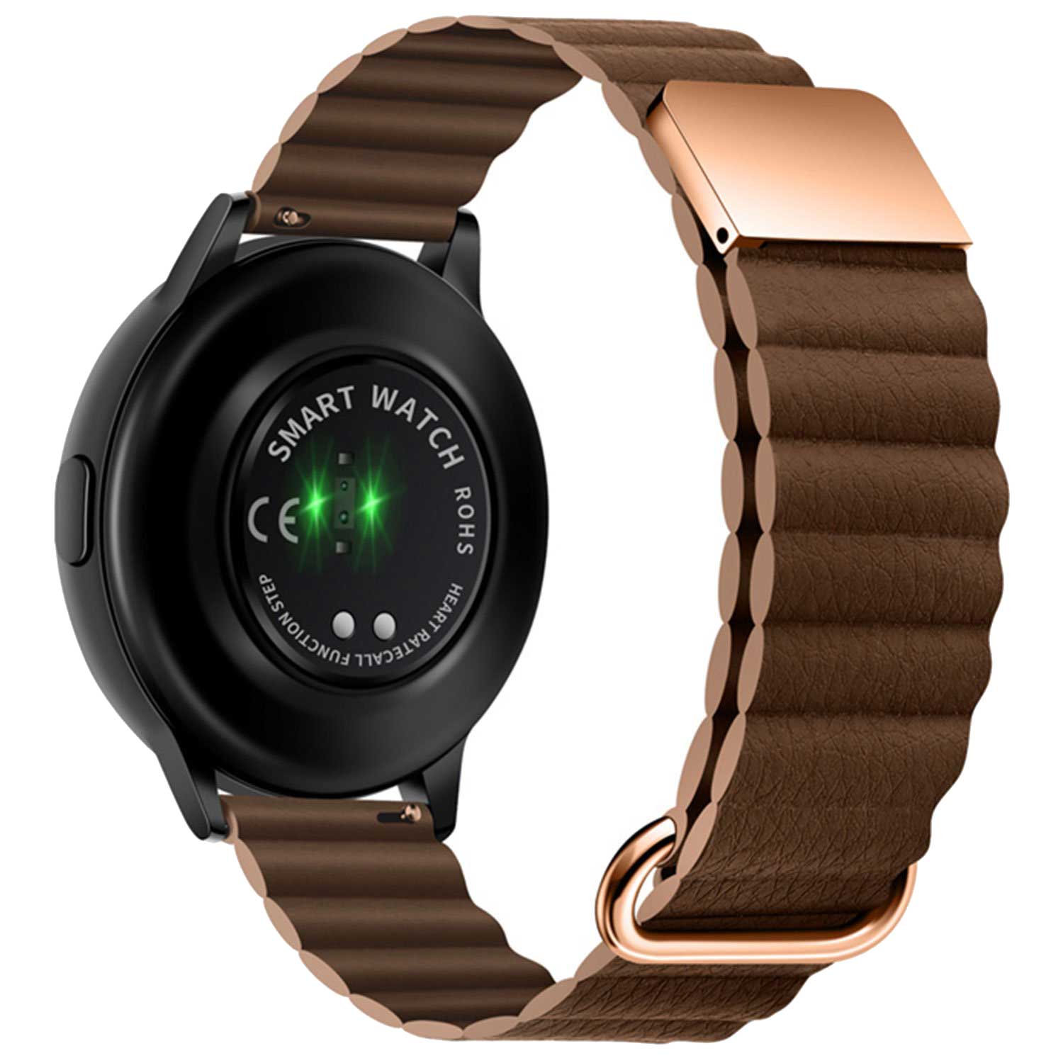 Cinturino magnetico in pelle per Samsung Galaxy Watch 5 - marrone