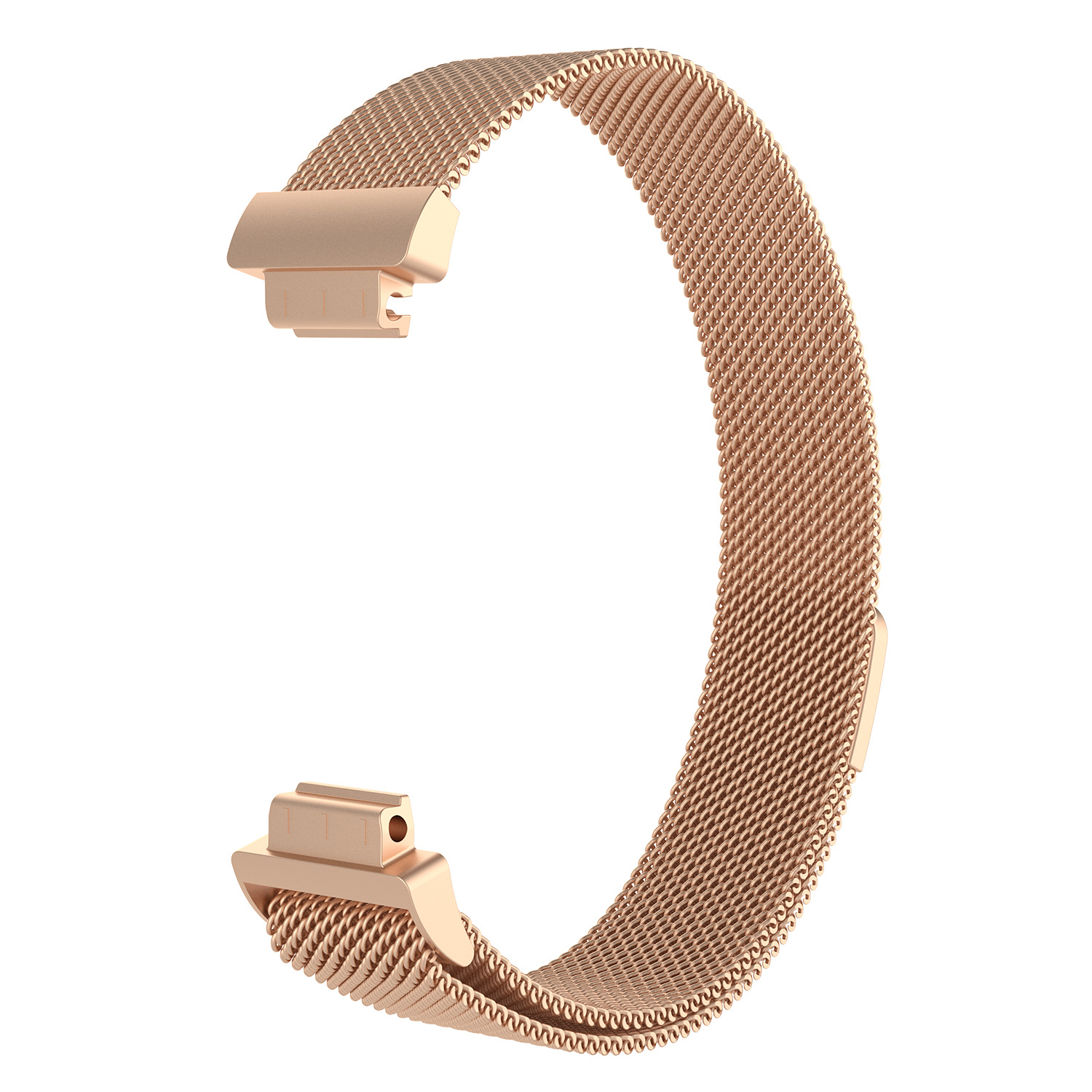 Cinturino loop in maglia milanese per Fitbit Inspire - oro rosa