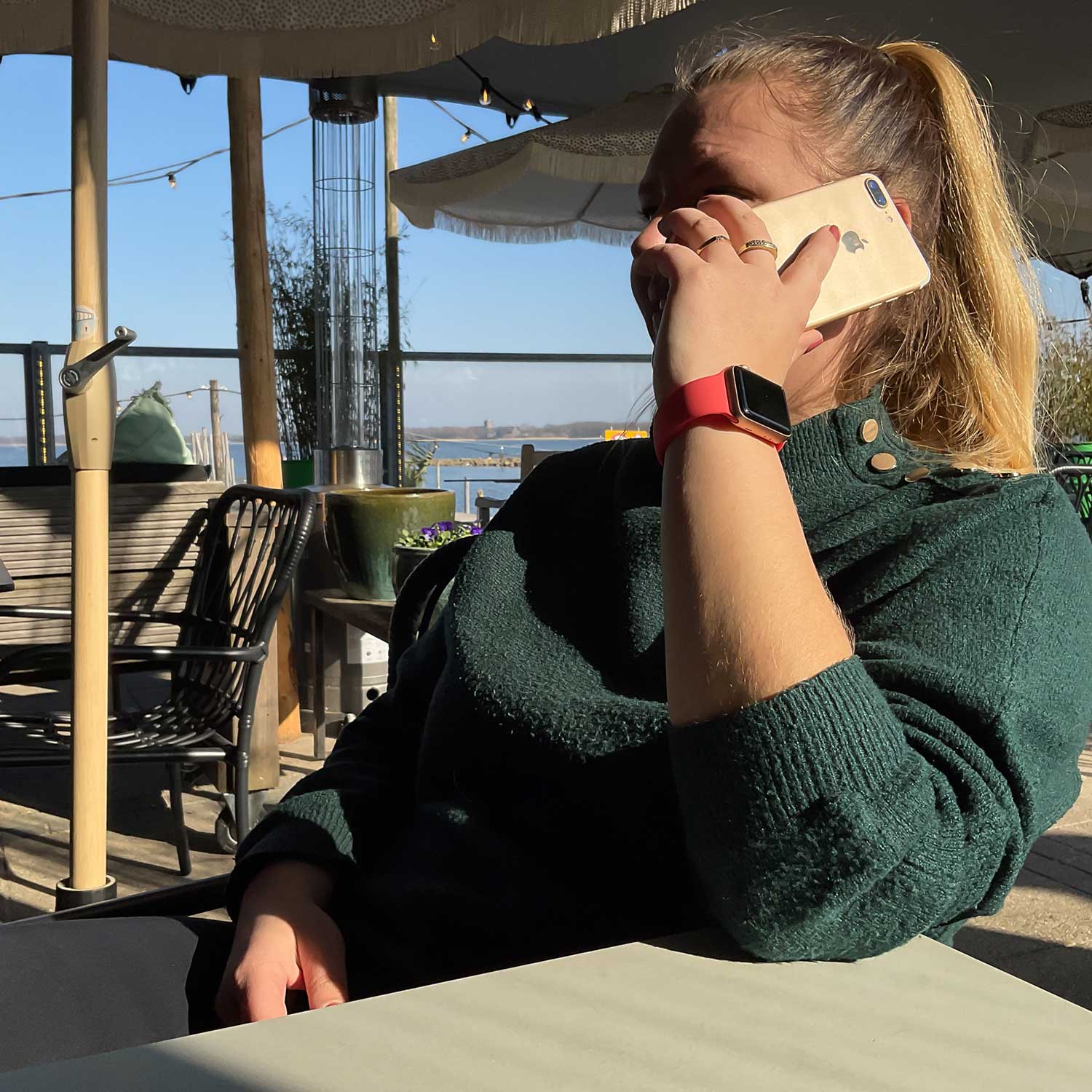 Cinturino sport per Apple Watch - rosa agrumi