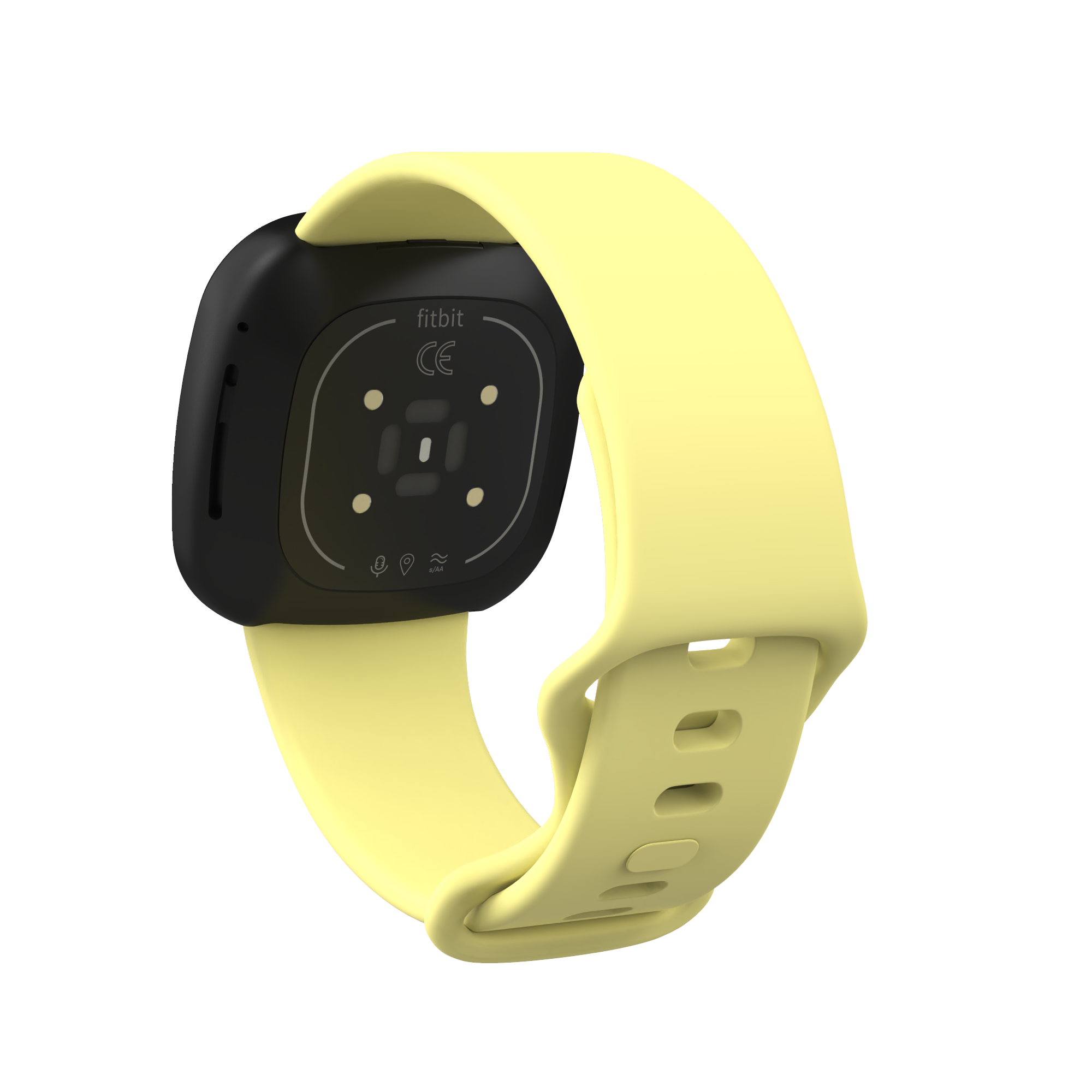 Cinturino sport per Fitbit Versa 3 / Sense - gialla