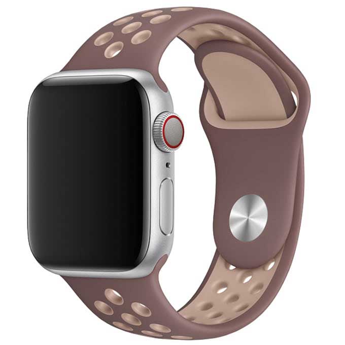 Cinturino doppio sport per Apple Watch - smokey mauve beige