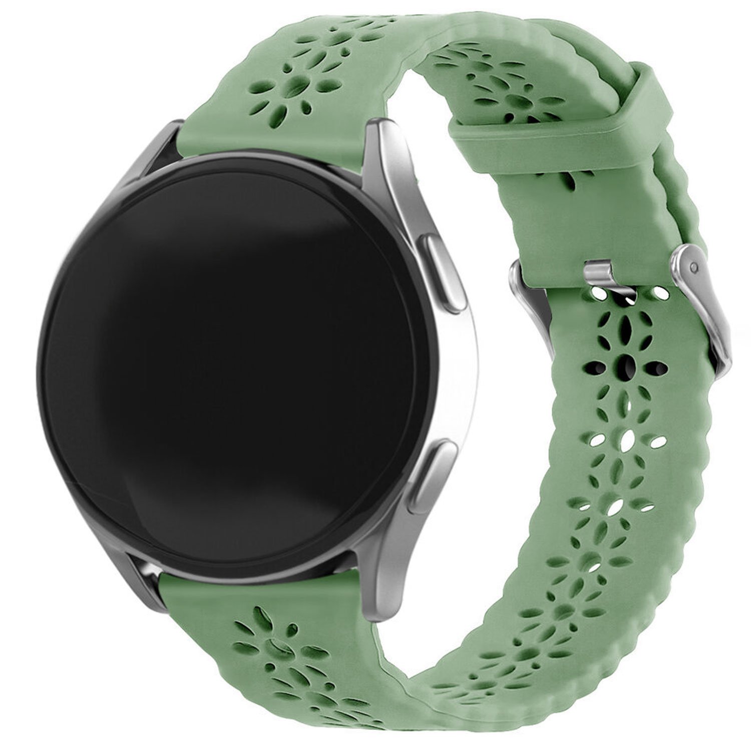 Cinturino in silicone brillante per Samsung Galaxy Watch 6 - verde