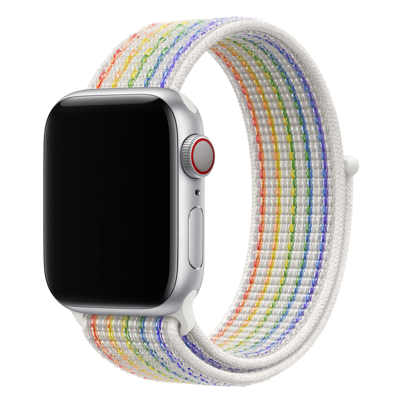Cinturino nylon sport loop per Apple Watch - orgoglio