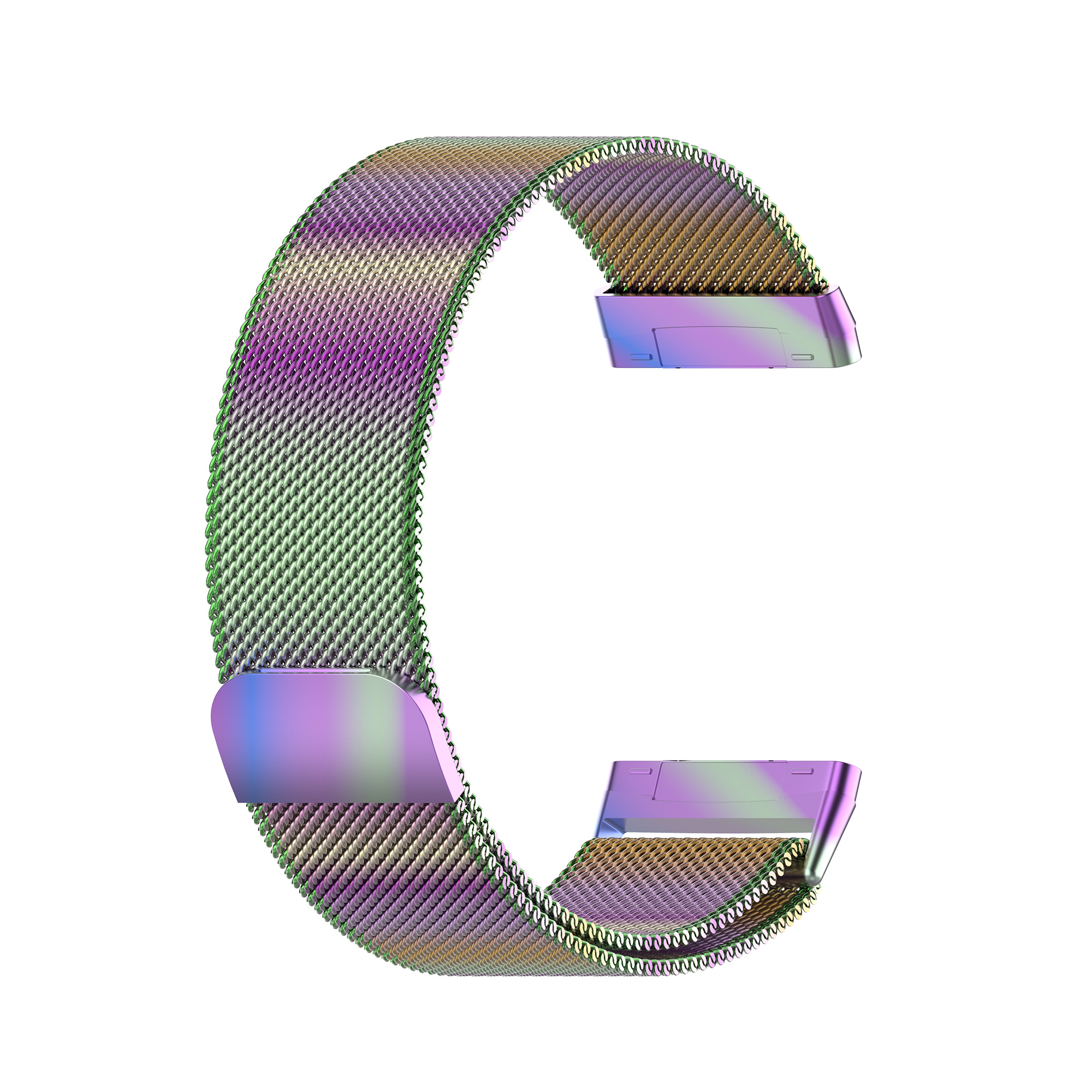 Cinturino loop in maglia milanese per Fitbit Versa 3 / Sense - colorata